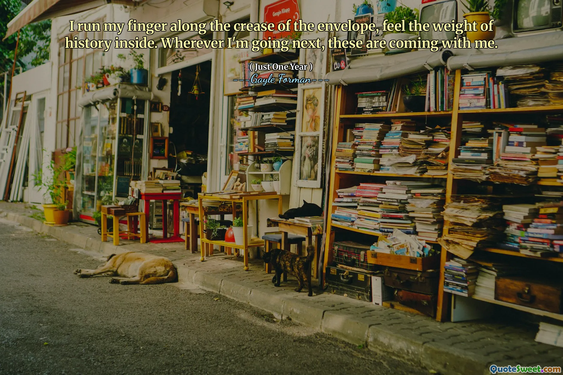 I run my finger along the crease of the envelope, feel the weight of history inside. Wherever I'm going next, these are coming with me.