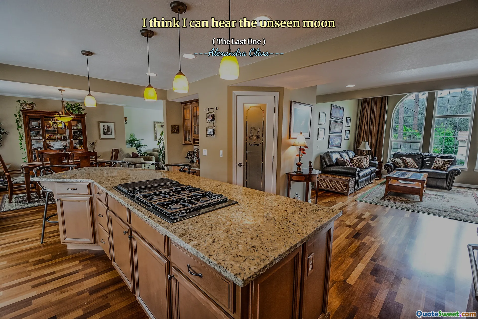 I think I can hear the unseen moon