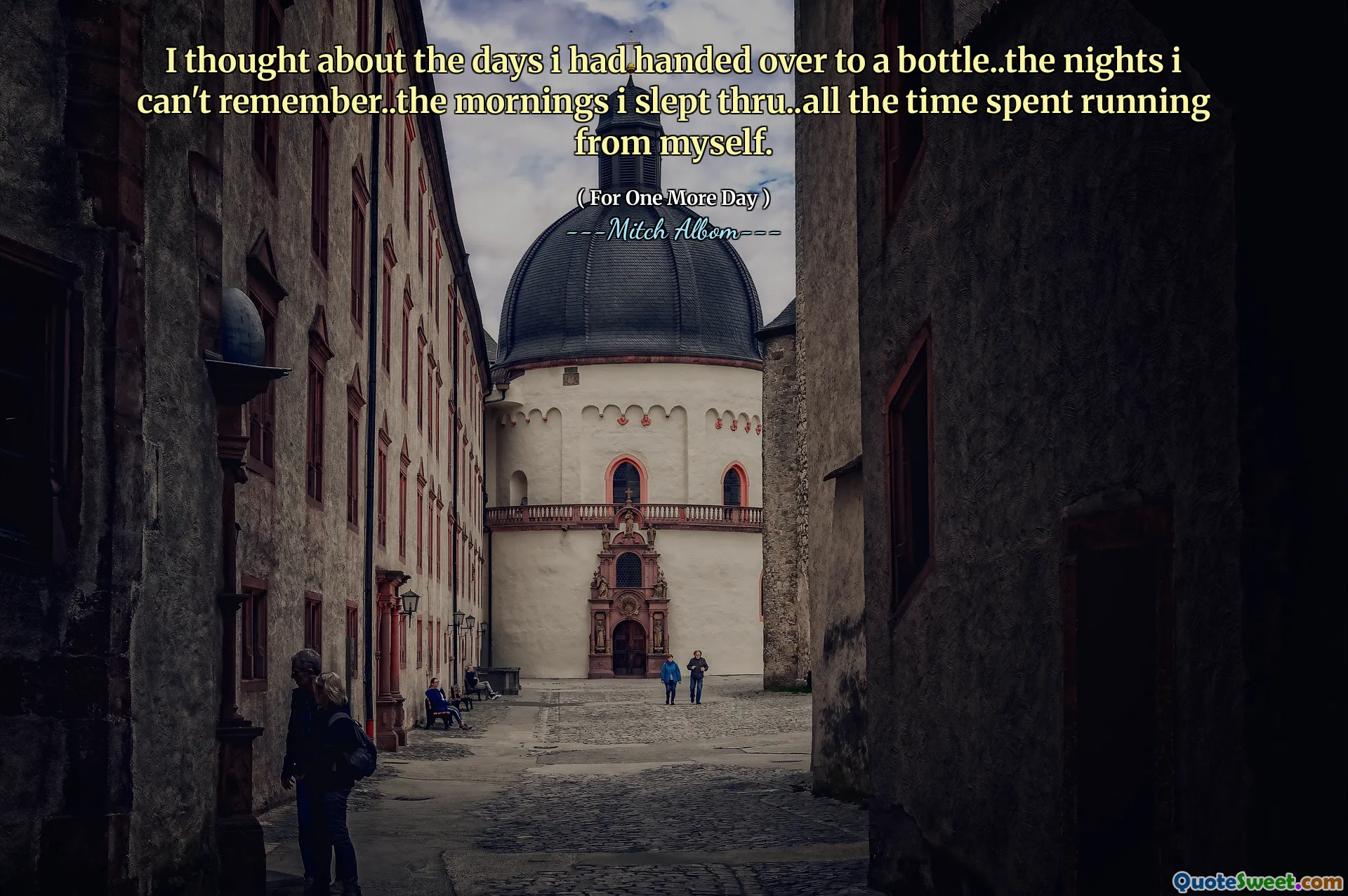 M-am gândit la zilele în care le-am predat unei sticle..nopțile pe care nu-mi amintesc..diminețile în care dormeam..tot timpul petrecut fugind de mine.