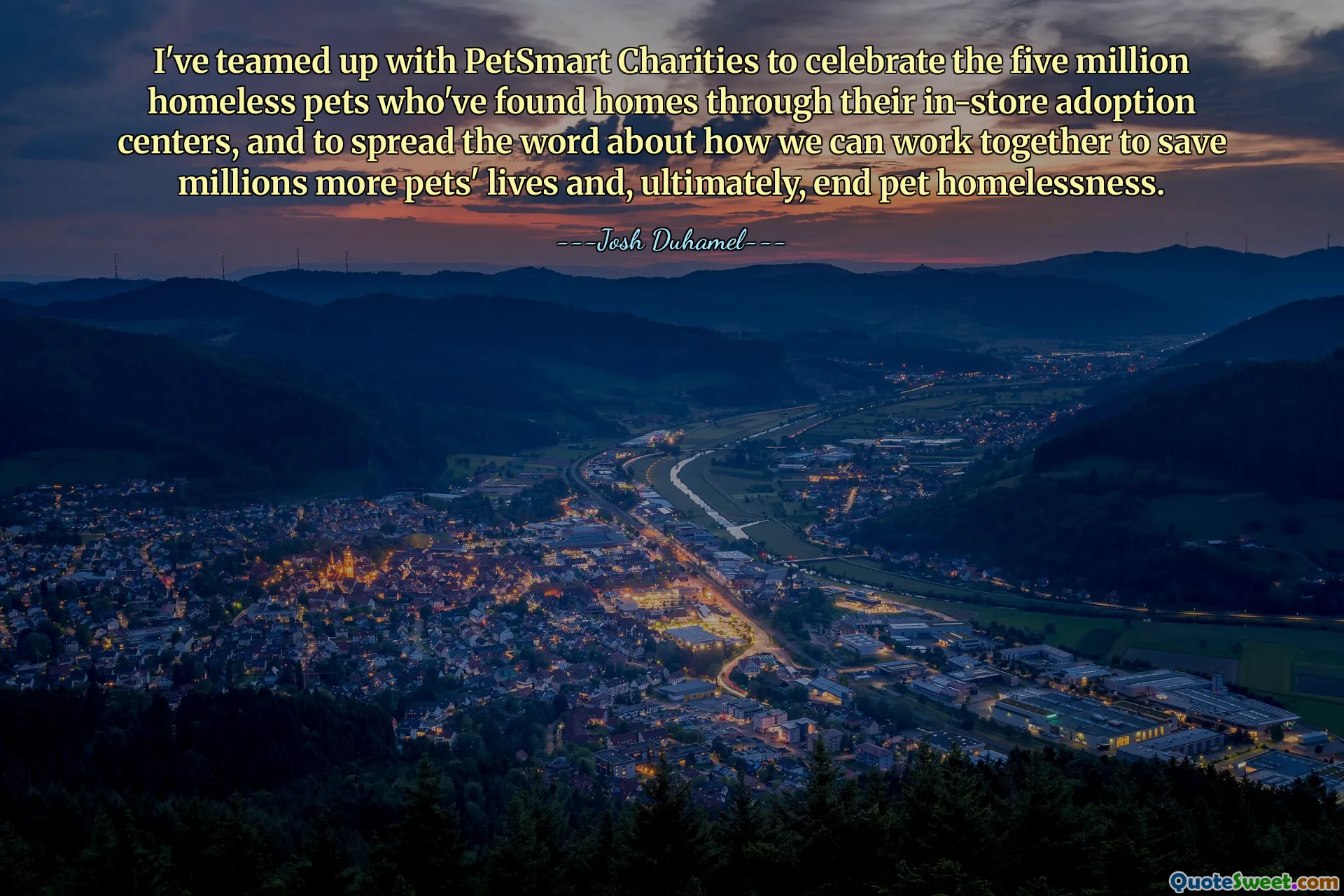 I've teamed up with PetSmart Charities to celebrate the five million homeless pets who've found homes through their in-store adoption centers, and to spread the word about how we can work together to save millions more pets' lives and, ultimately, end pet homelessness.