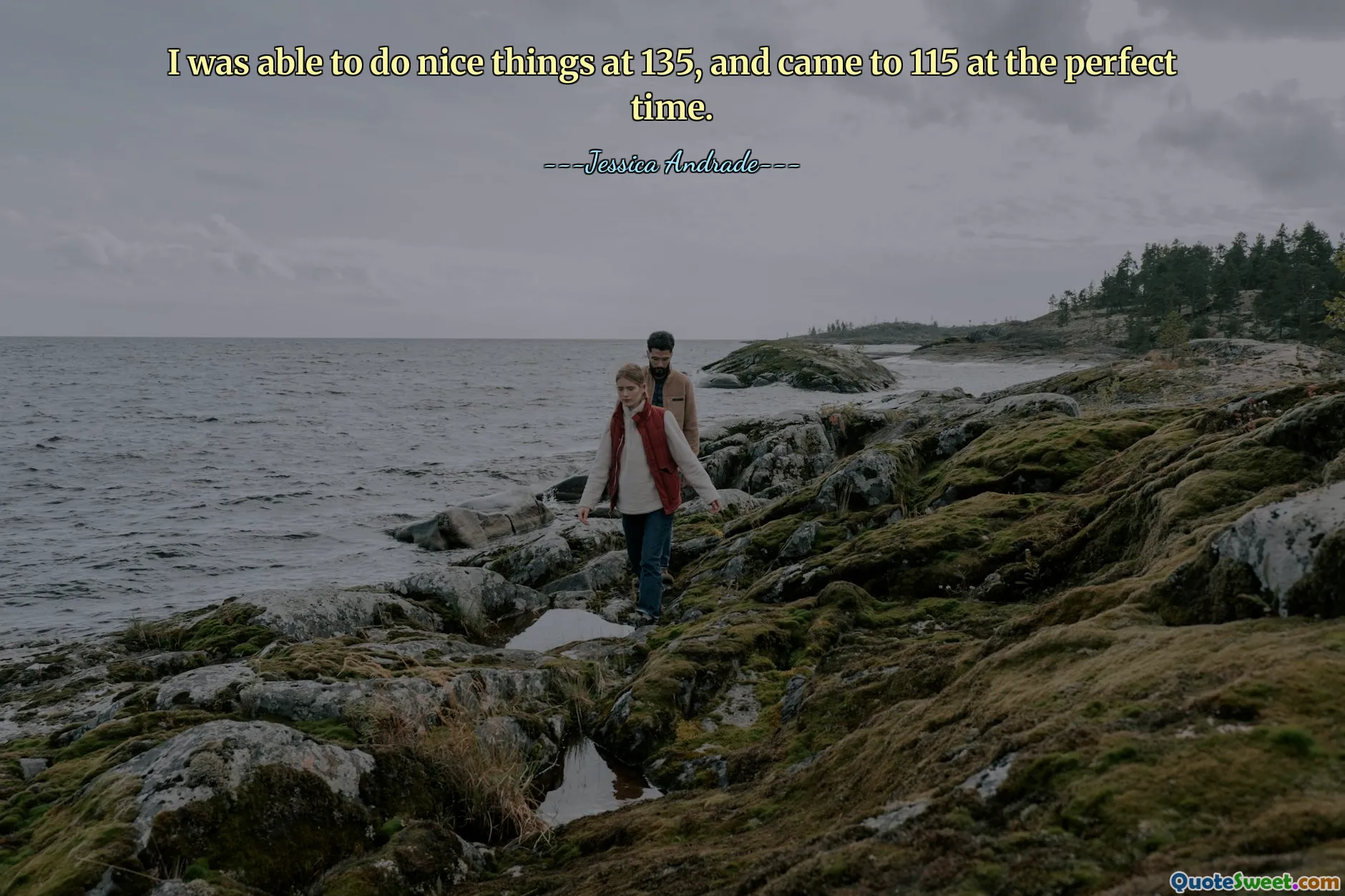 I was able to do nice things at 135, and came to 115 at the perfect time.