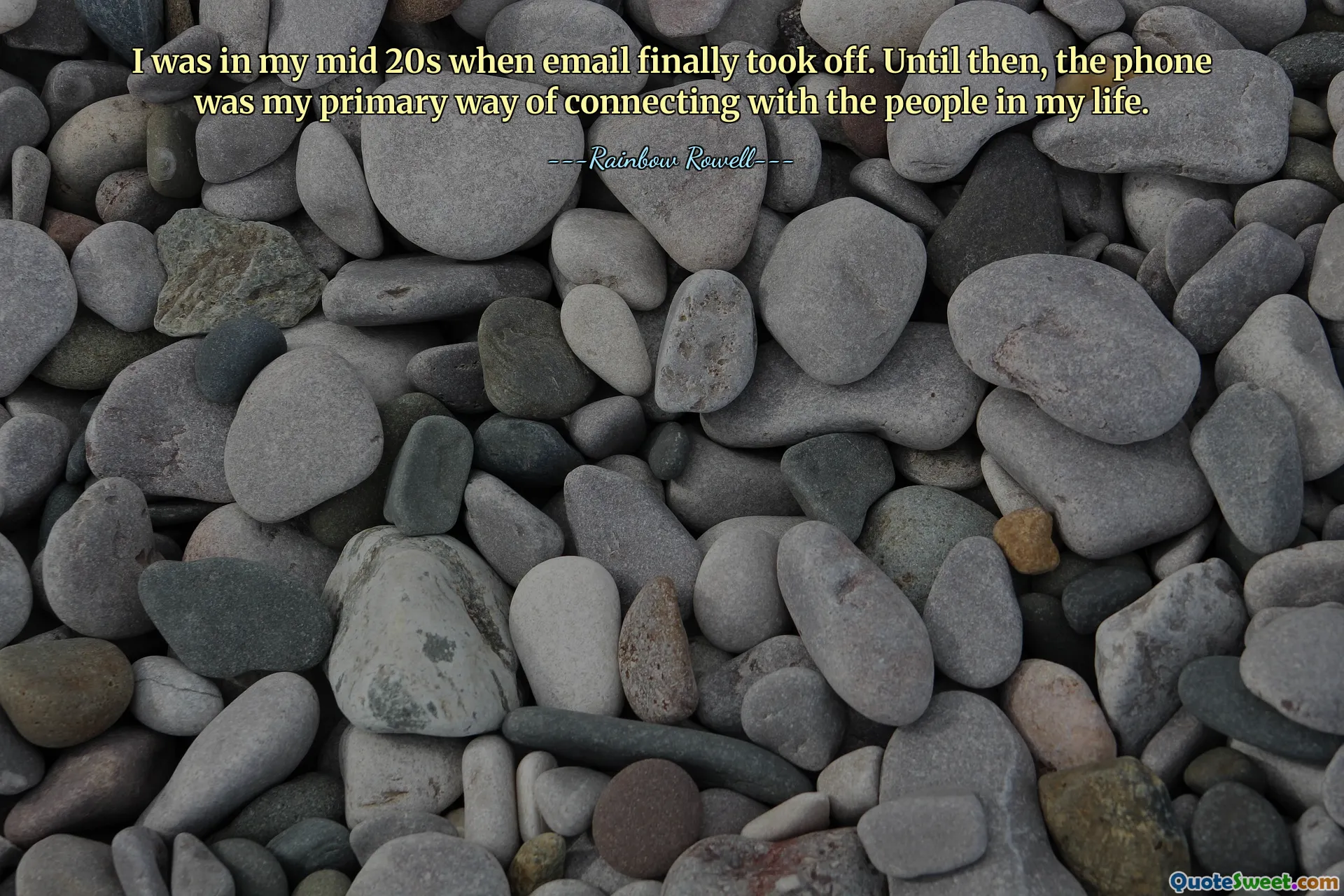 I was in my mid 20s when email finally took off. Until then, the phone was my primary way of connecting with the people in my life.