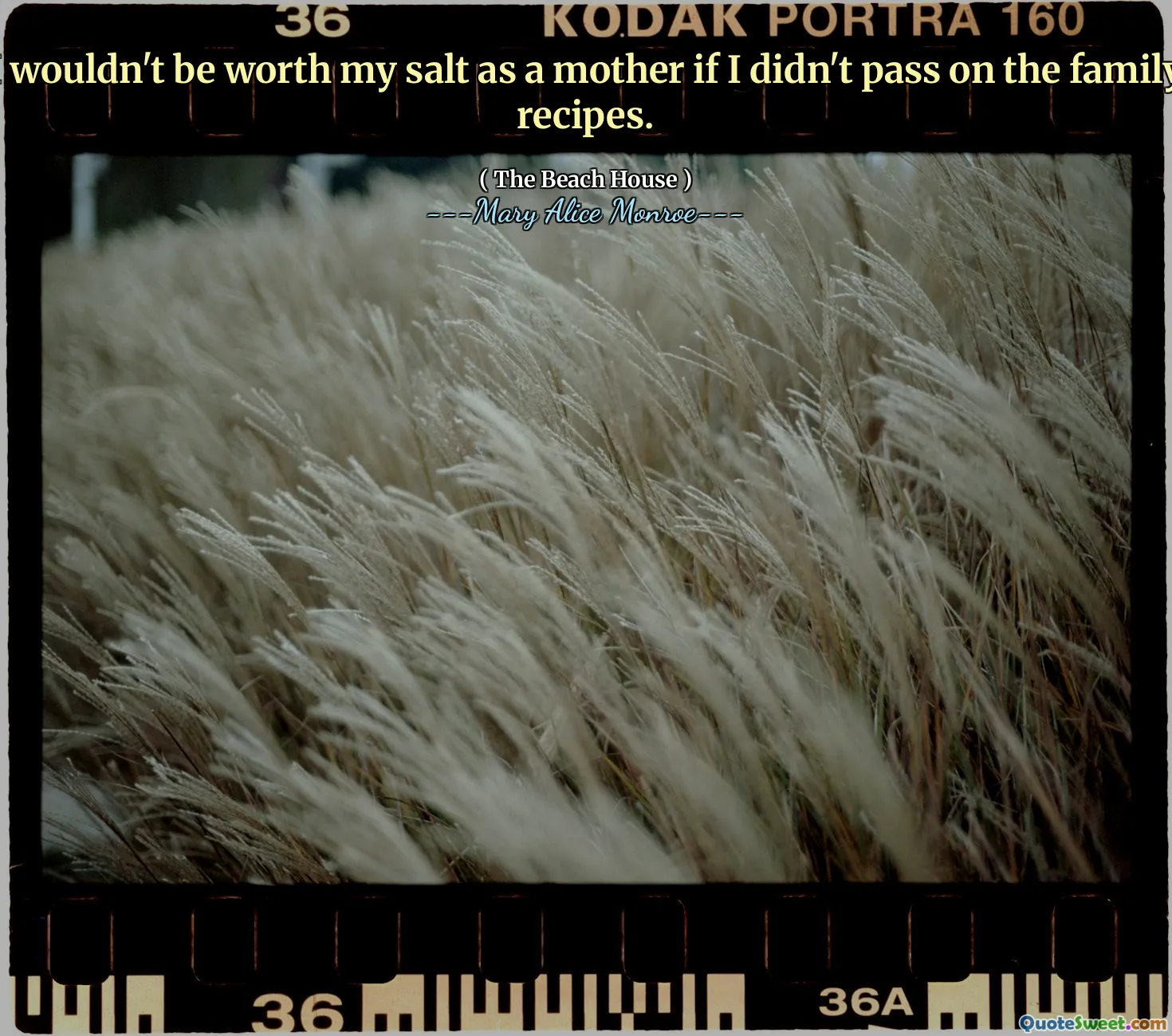 I wouldn't be worth my salt as a mother if I didn't pass on the family recipes.