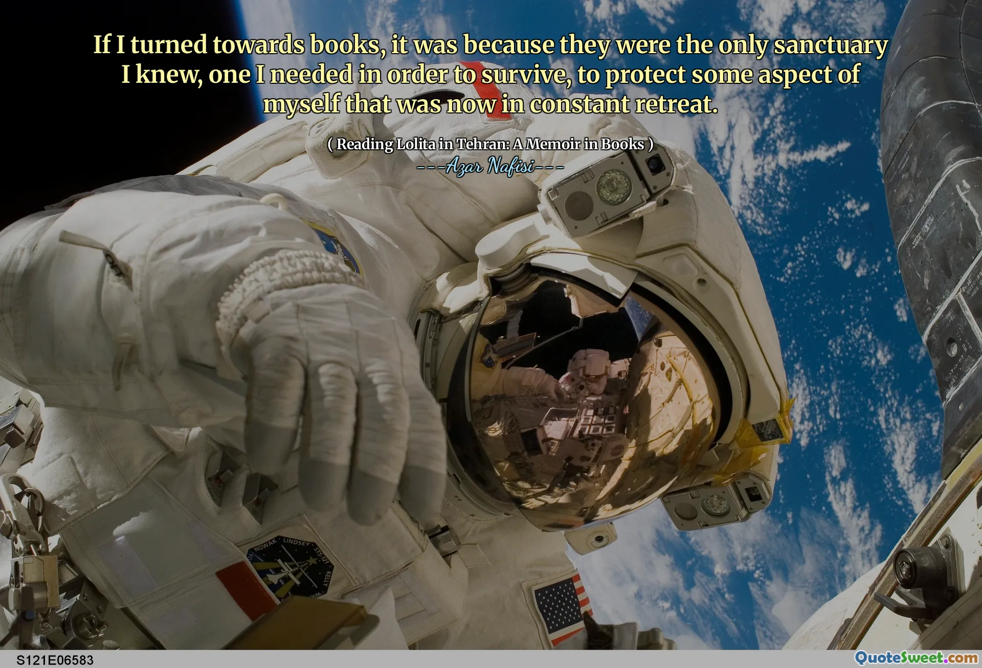 If I turned towards books, it was because they were the only sanctuary I knew, one I needed in order to survive, to protect some aspect of myself that was now in constant retreat.