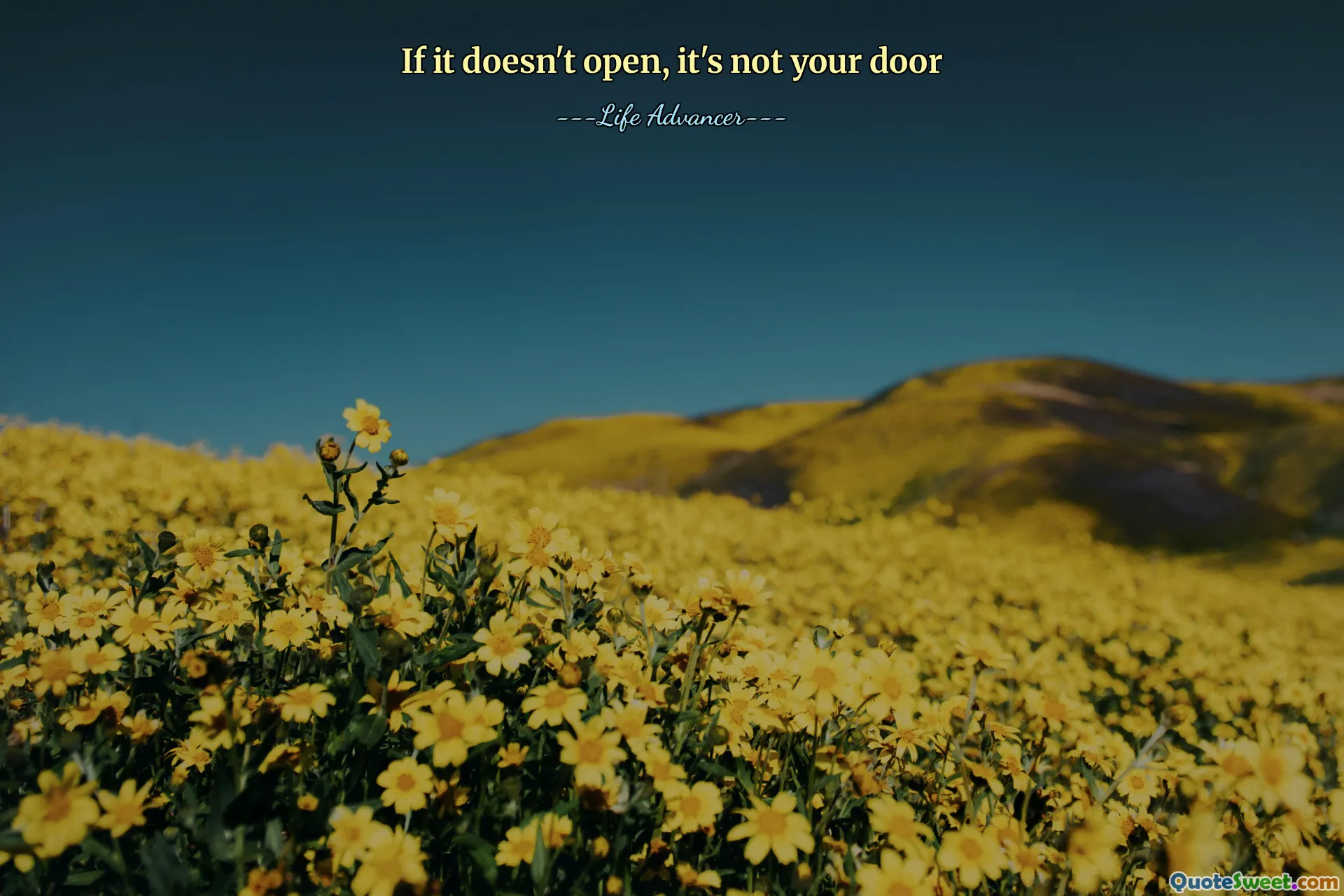 If it doesn't open, it's not your door
