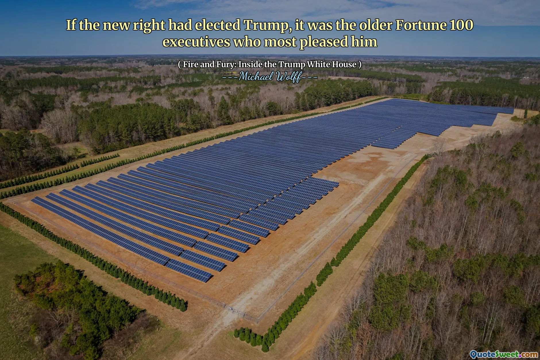 If the new right had elected Trump, it was the older Fortune 100 executives who most pleased him