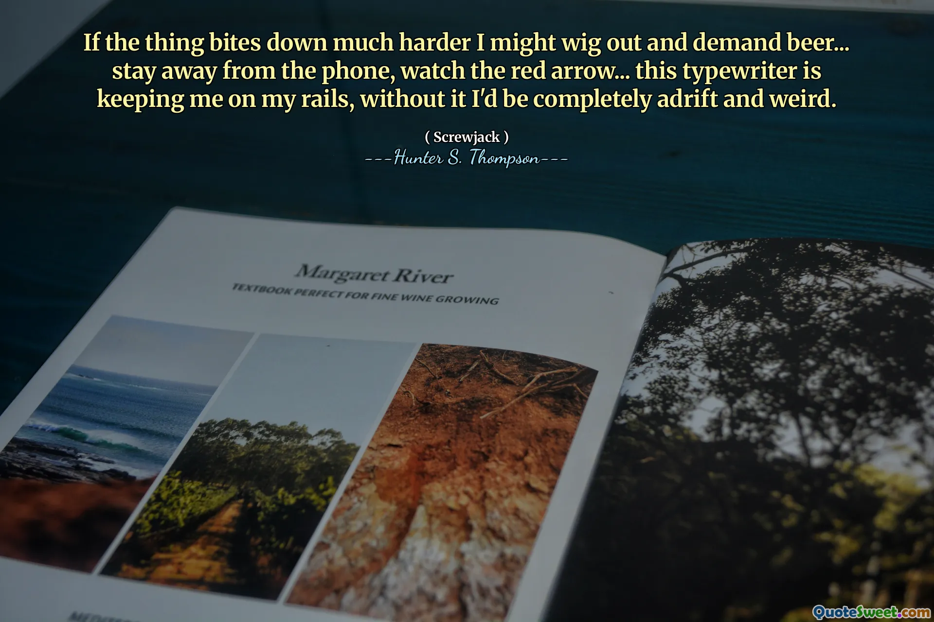 如果事情要咬得更困难，我可能会掉下来并要求啤酒...远离电话，看着红色箭头...这个打字机让我陷入困境，而没有它，我会完全徘徊和怪异。