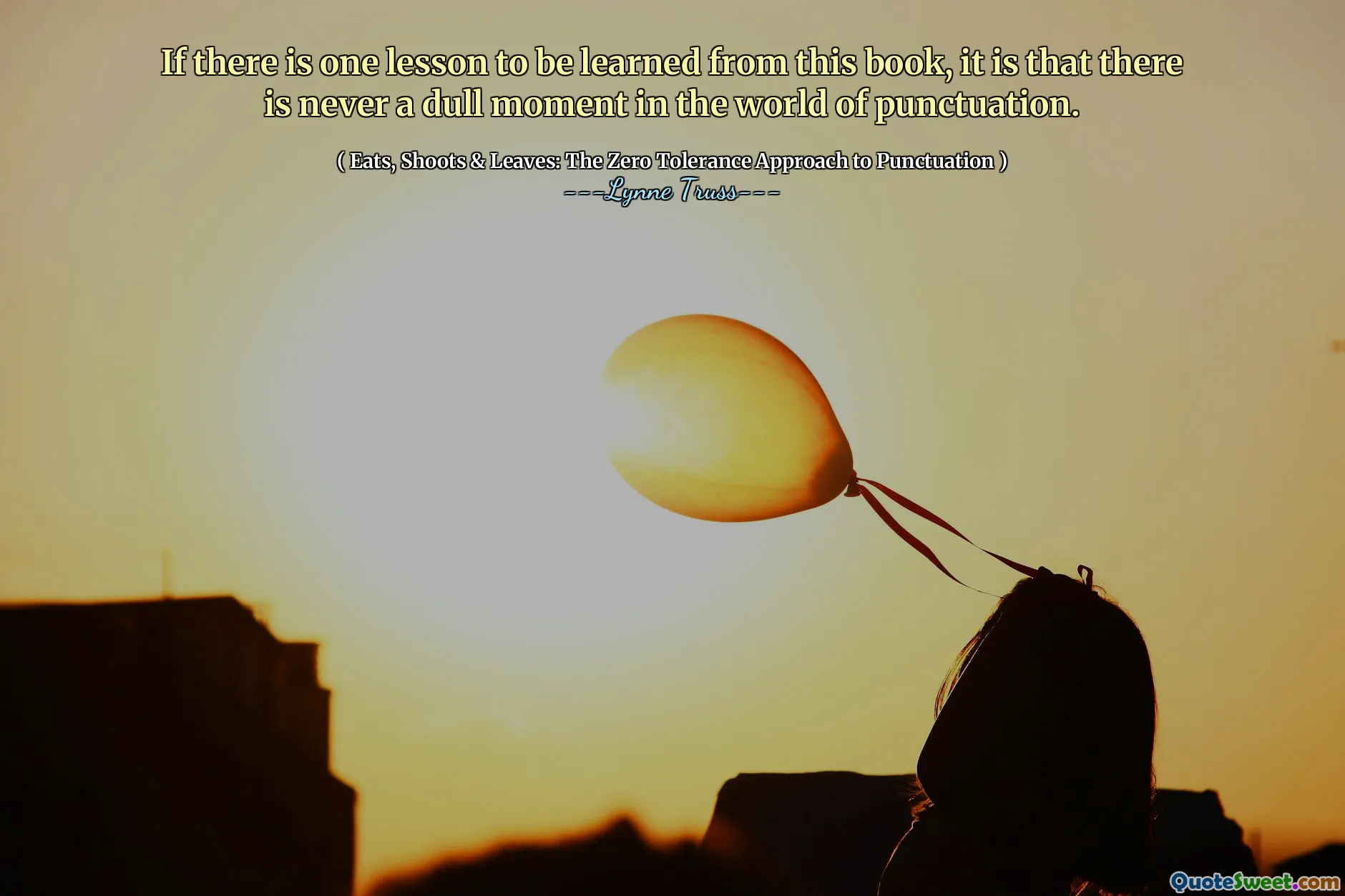 If there is one lesson to be learned from this book, it is that there is never a dull moment in the world of punctuation.