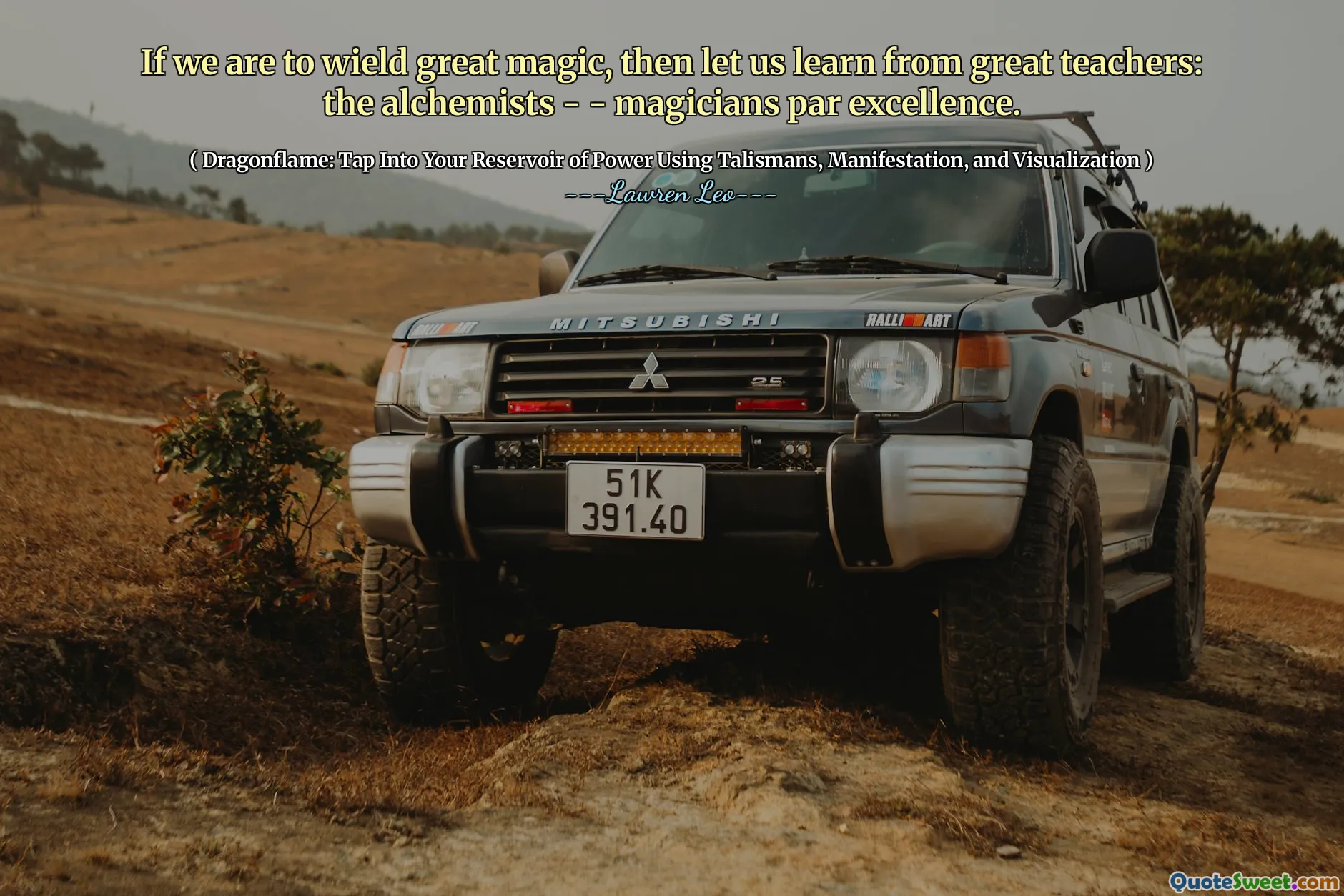 If we are to wield great magic, then let us learn from great teachers: the alchemists - - magicians par excellence.