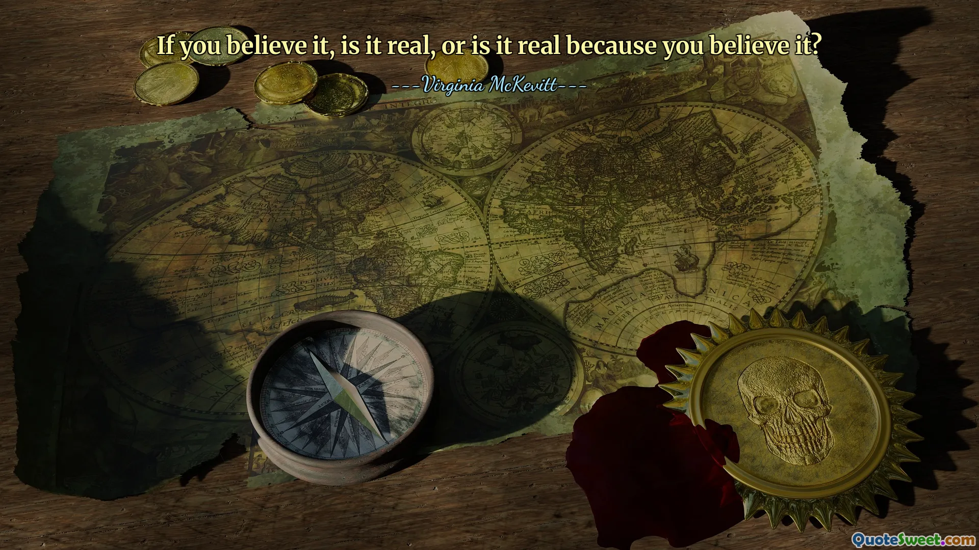 If you believe it, is it real, or is it real because you believe it?