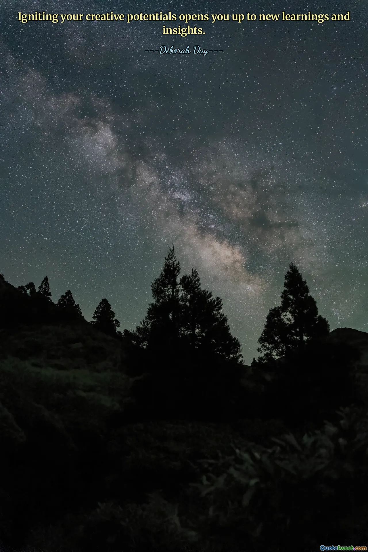 Igniting your creative potentials opens you up to new learnings and insights.