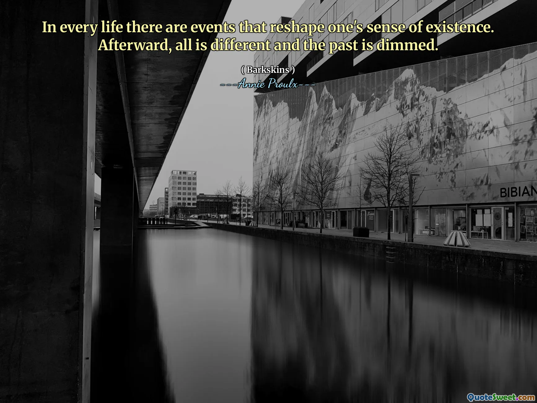 In ogni vita ci sono eventi che rimodellano il senso di esistenza. Successivamente, tutto è diverso e il passato è oscurato.