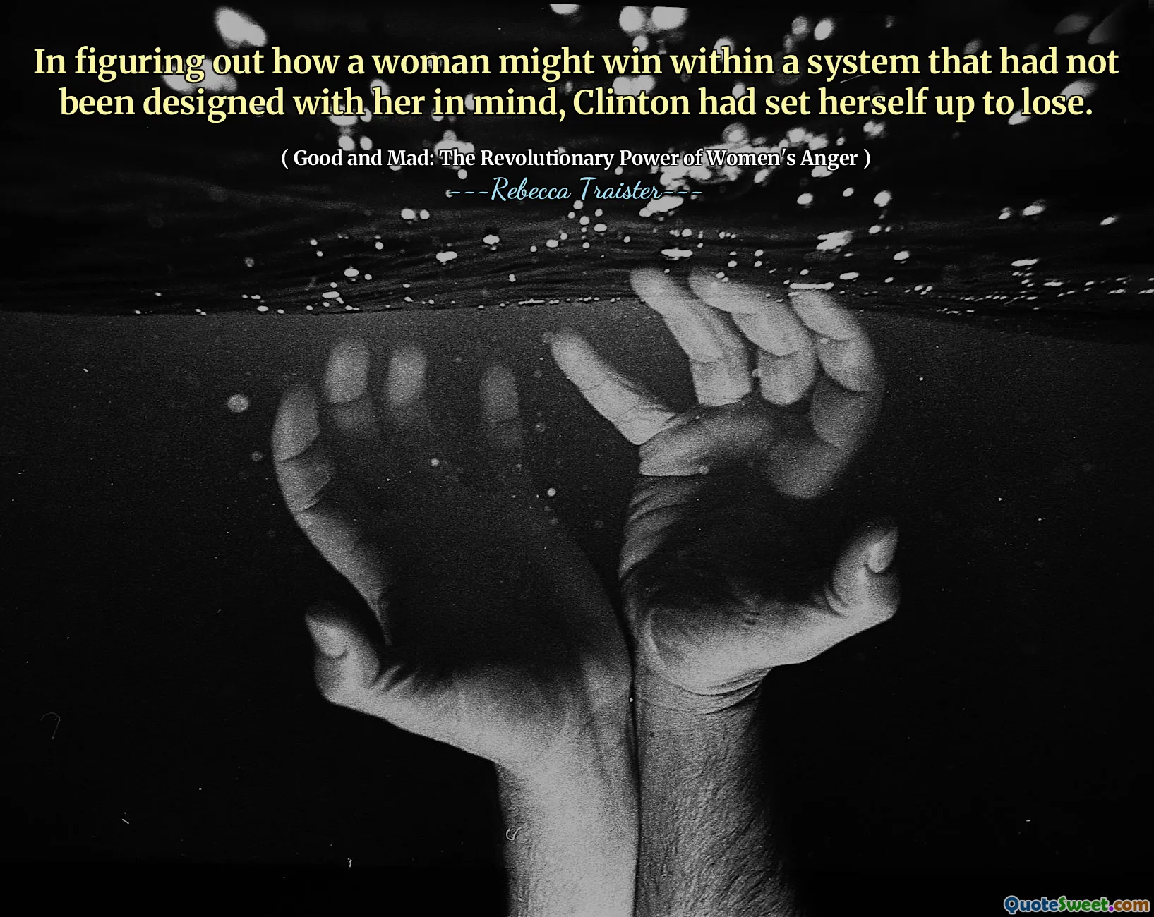 In figuring out how a woman might win within a system that had not been designed with her in mind, Clinton had set herself up to lose.