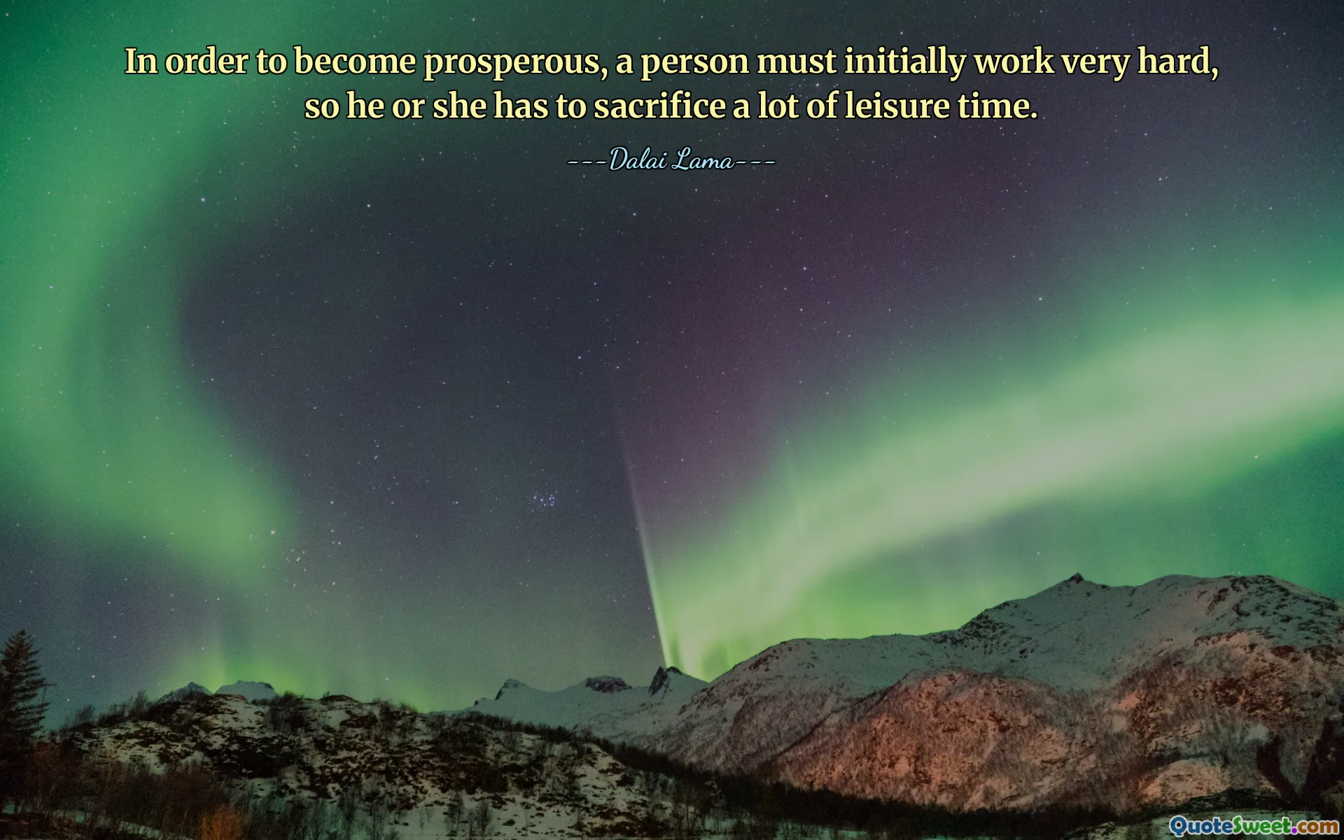 समृद्ध बनने के लिए, एक व्यक्ति को शुरू में बहुत कड़ी मेहनत करनी पड़ती है, इसलिए उसे बहुत सारे खाली समय का त्याग करना पड़ता है।