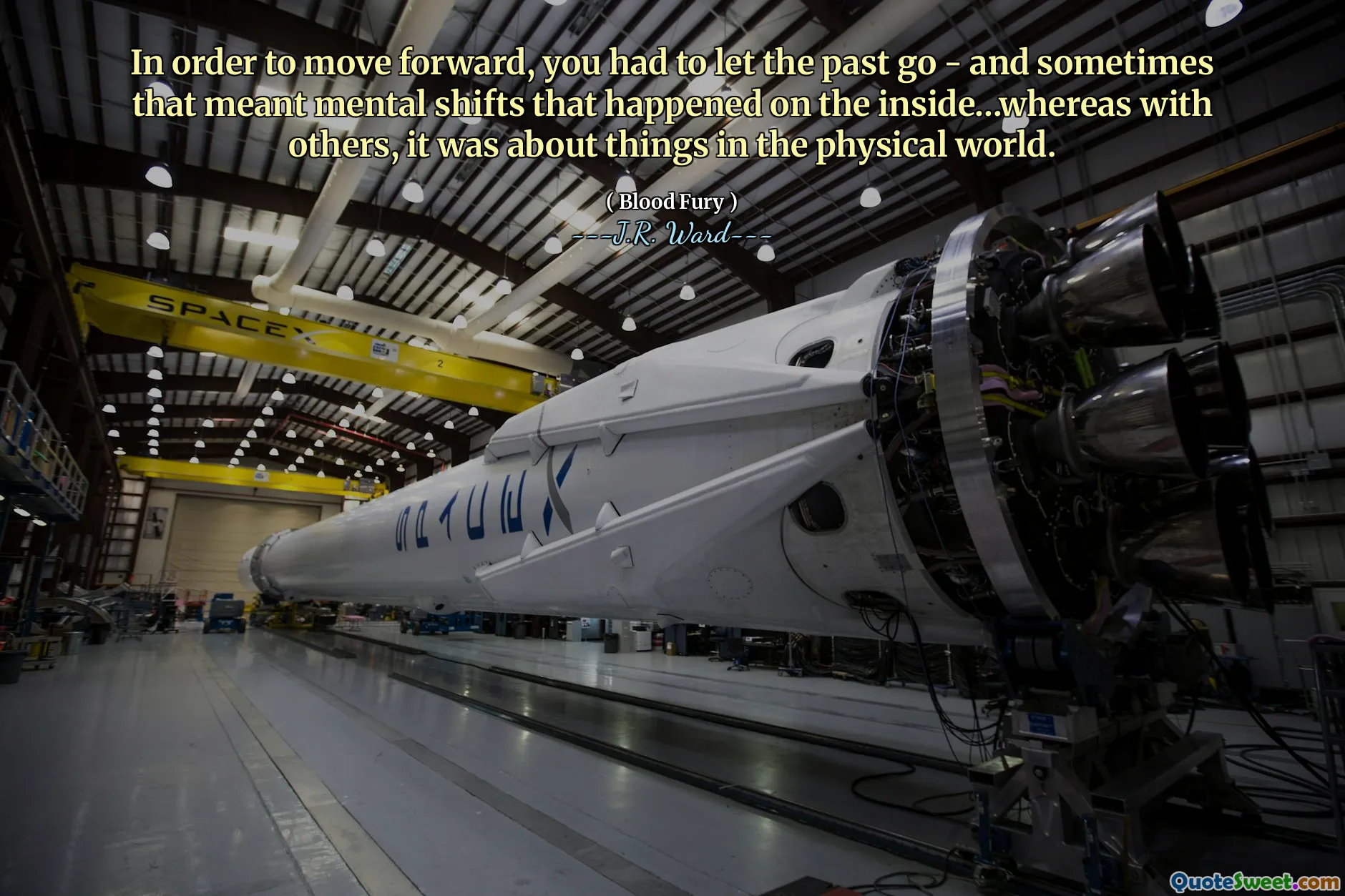 In order to move forward, you had to let the past go - and sometimes that meant mental shifts that happened on the inside…whereas with others, it was about things in the physical world.