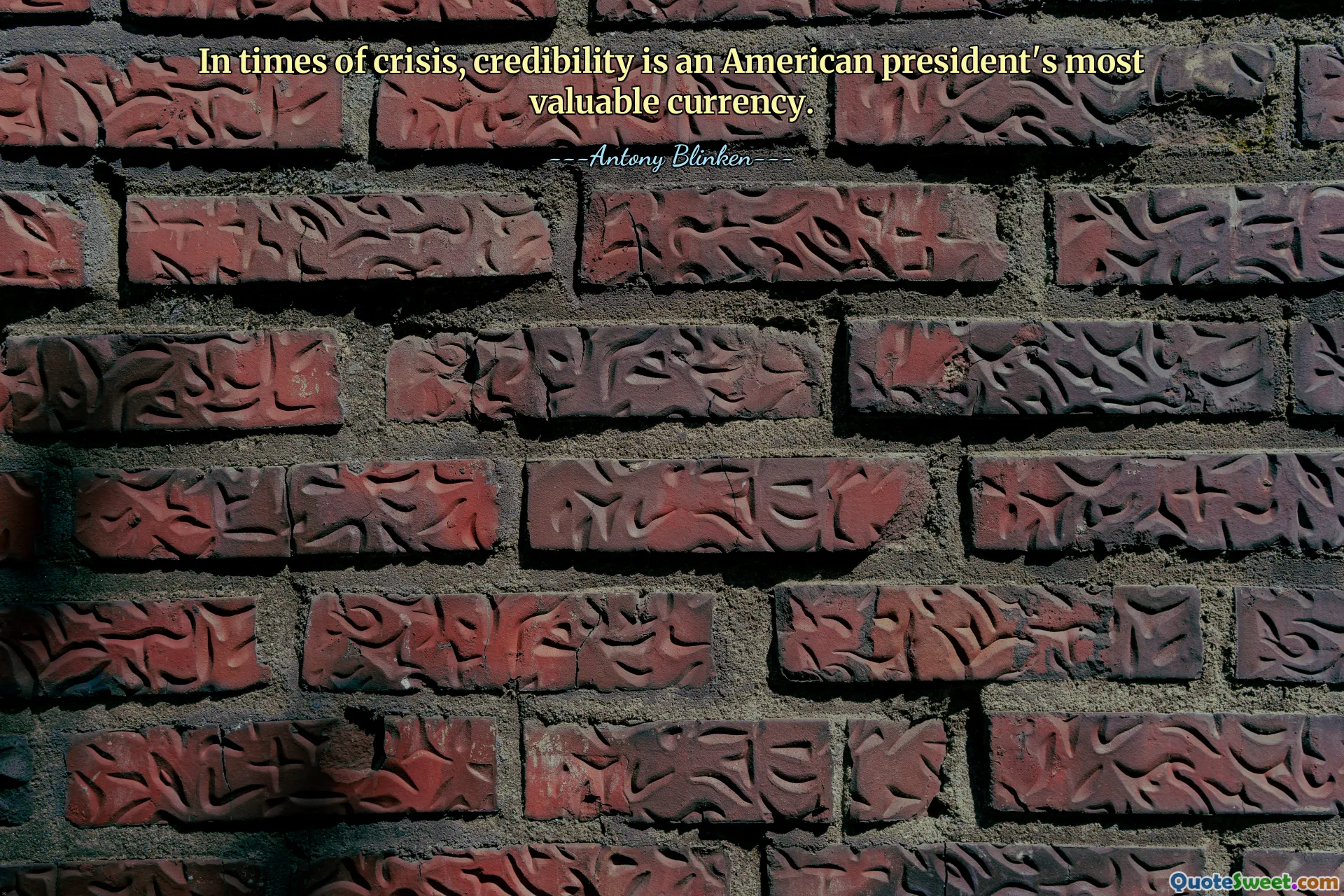 In times of crisis, credibility is an American president's most valuable currency.
