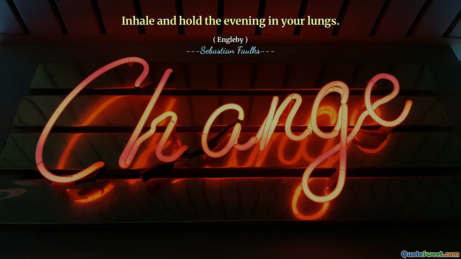 Hít vào và giữ buổi tối trong phổi của bạn.