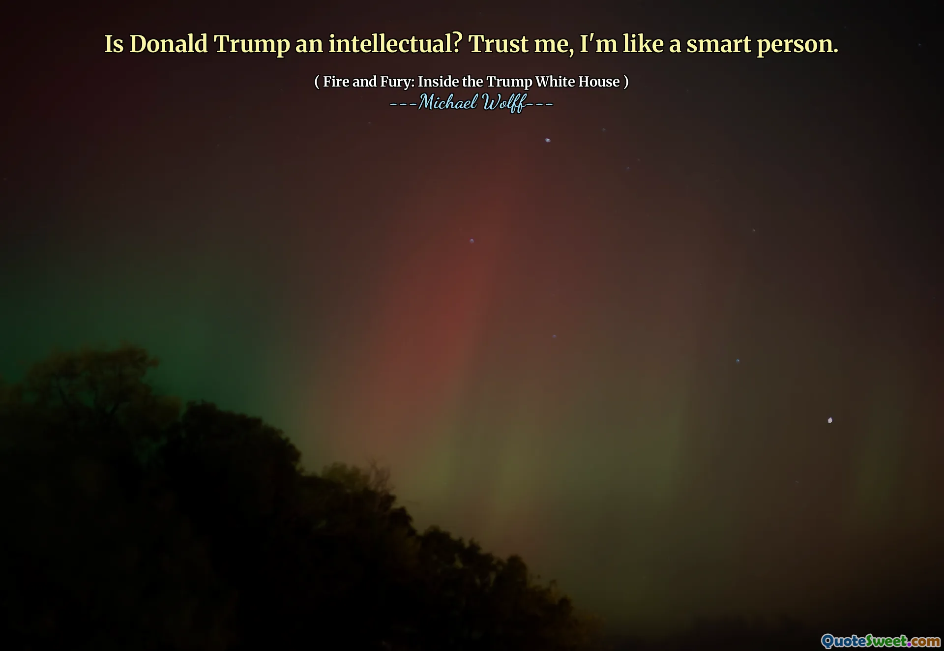 Is Donald Trump an intellectual? Trust me, I'm like a smart person.