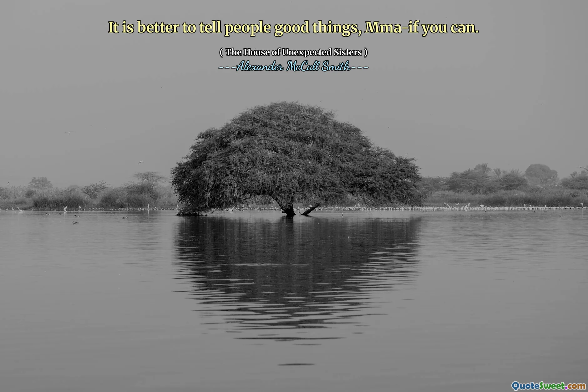 Het is beter om mensen goede dingen te vertellen, MMA-als je kunt.