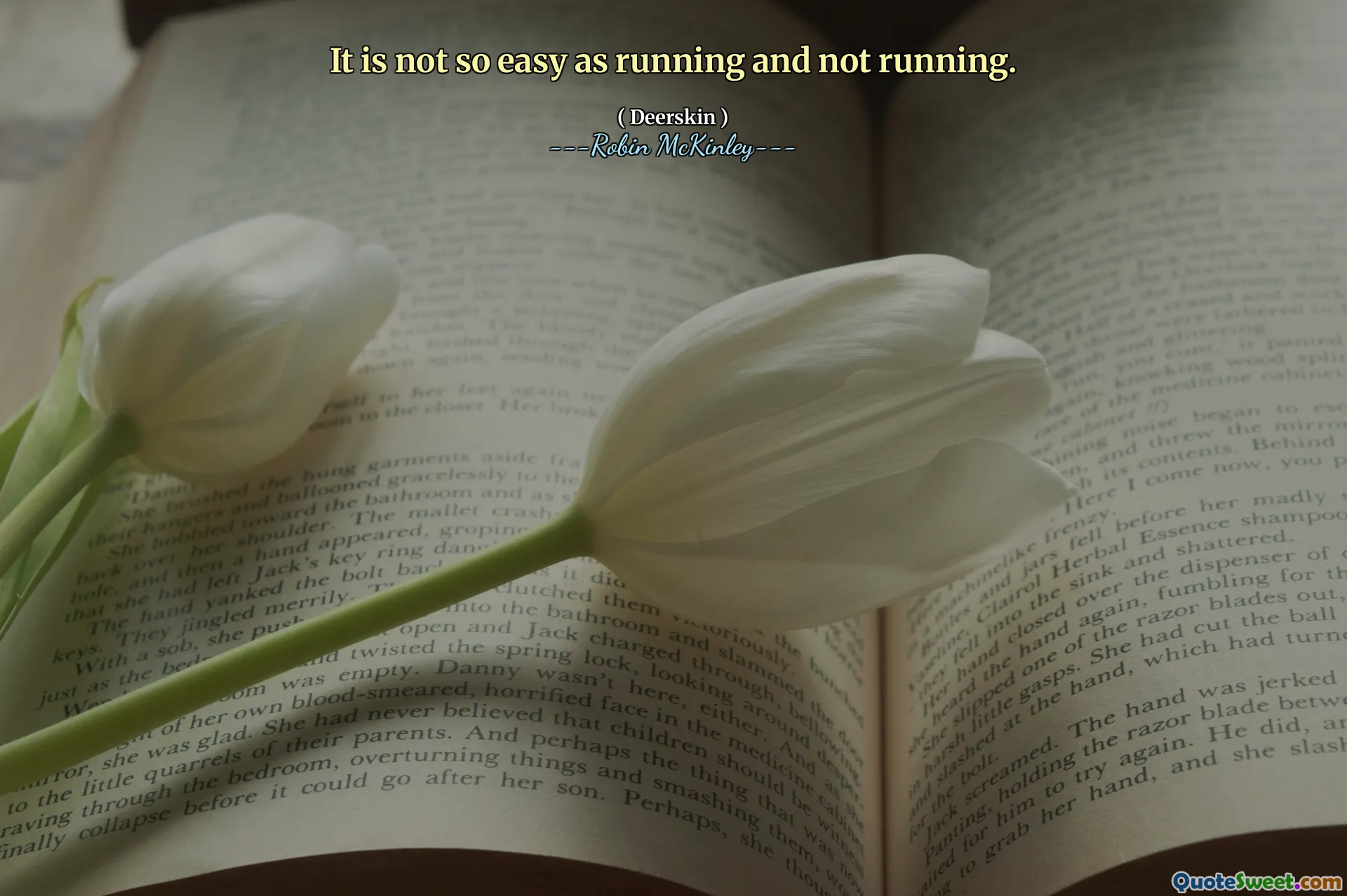 It is not so easy as running and not running.