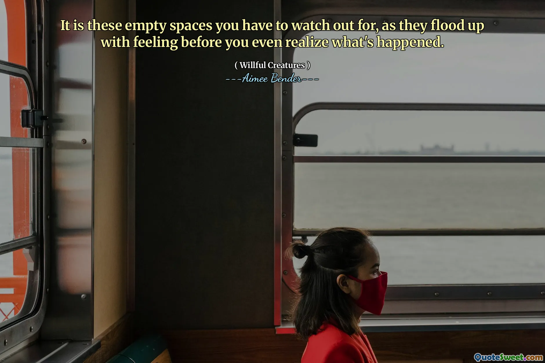 Es sind diese leeren Räume, auf die Sie achten müssen, da sie mit dem Gefühl überfluten, bevor Sie überhaupt erkennen, was passiert ist.