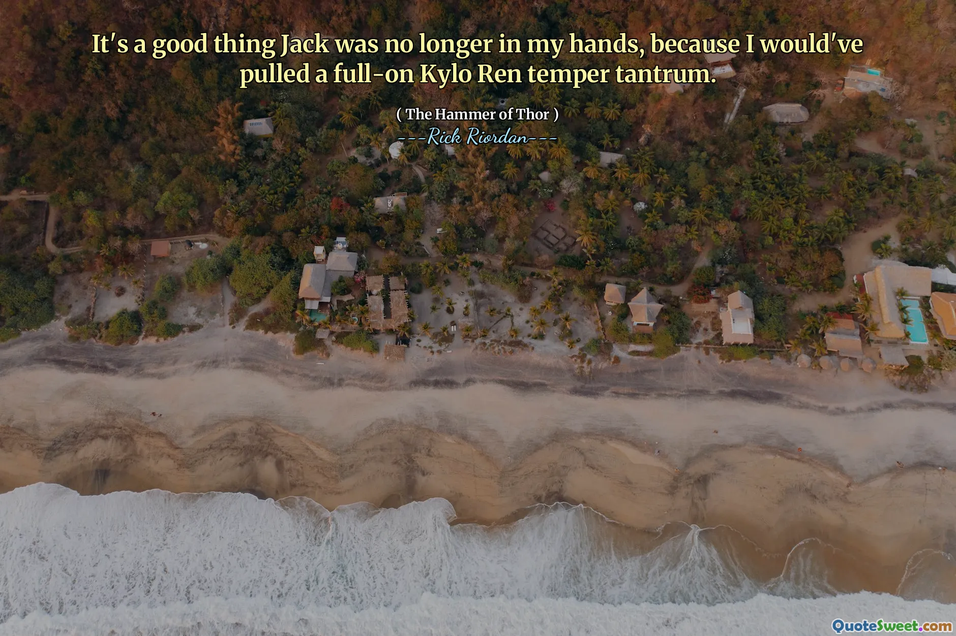 It's a good thing Jack was no longer in my hands, because I would've pulled a full-on Kylo Ren temper tantrum.