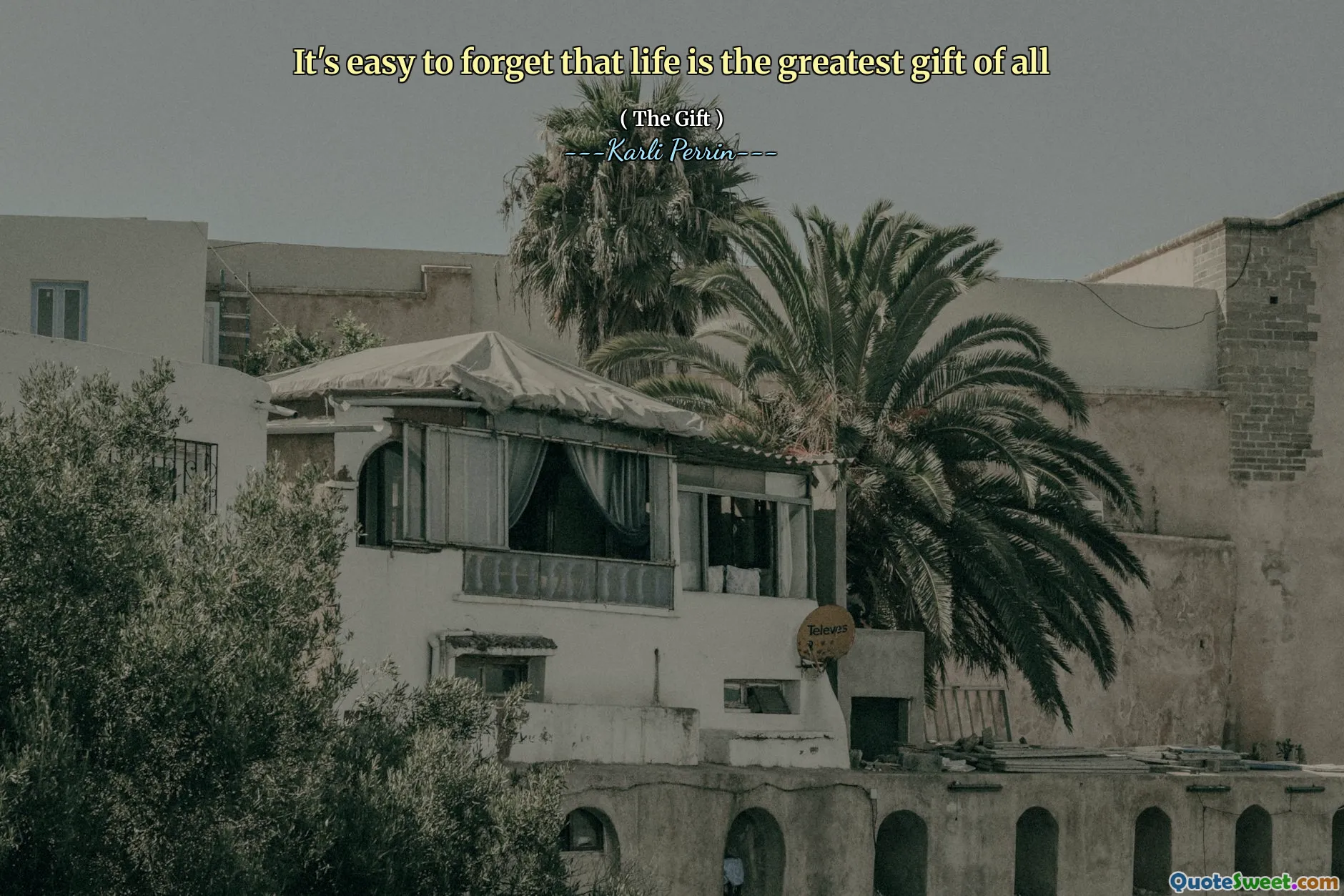 It's easy to forget that life is the greatest gift of all