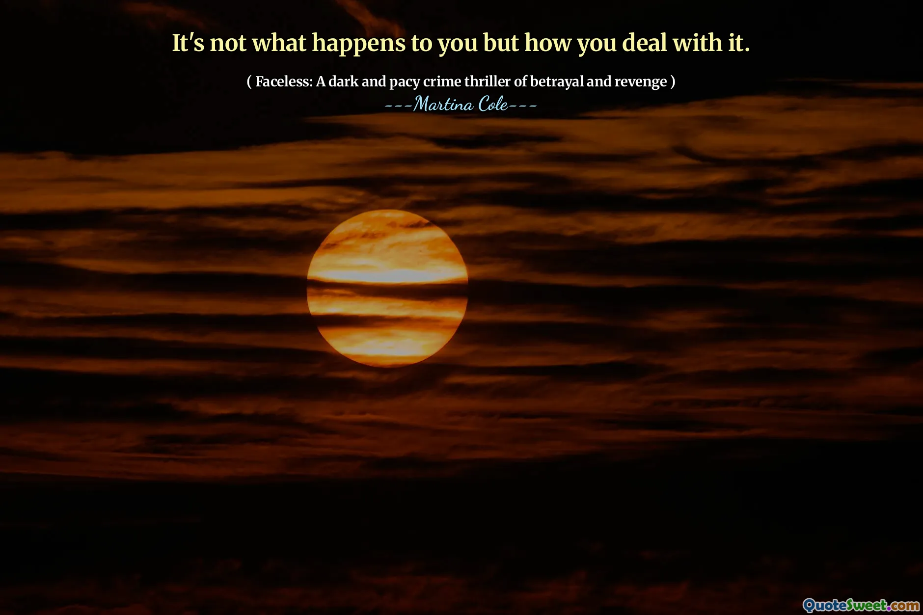 这不是您发生的事情，而是如何处理。