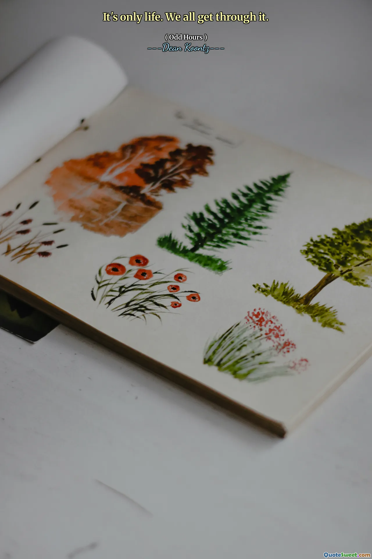 It's only life. We all get through it.