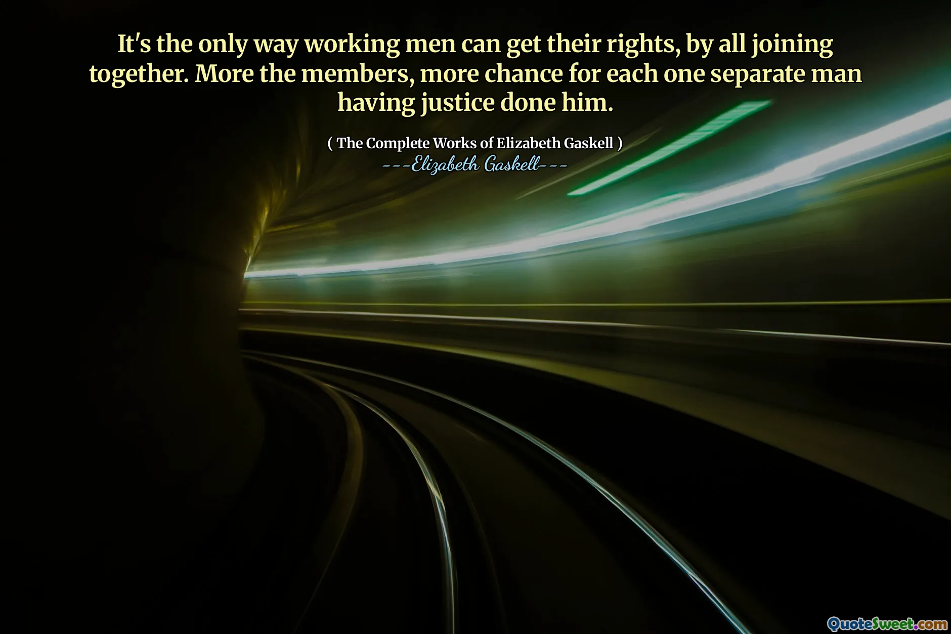 It's the only way working men can get their rights, by all joining together. More the members, more chance for each one separate man having justice done him.