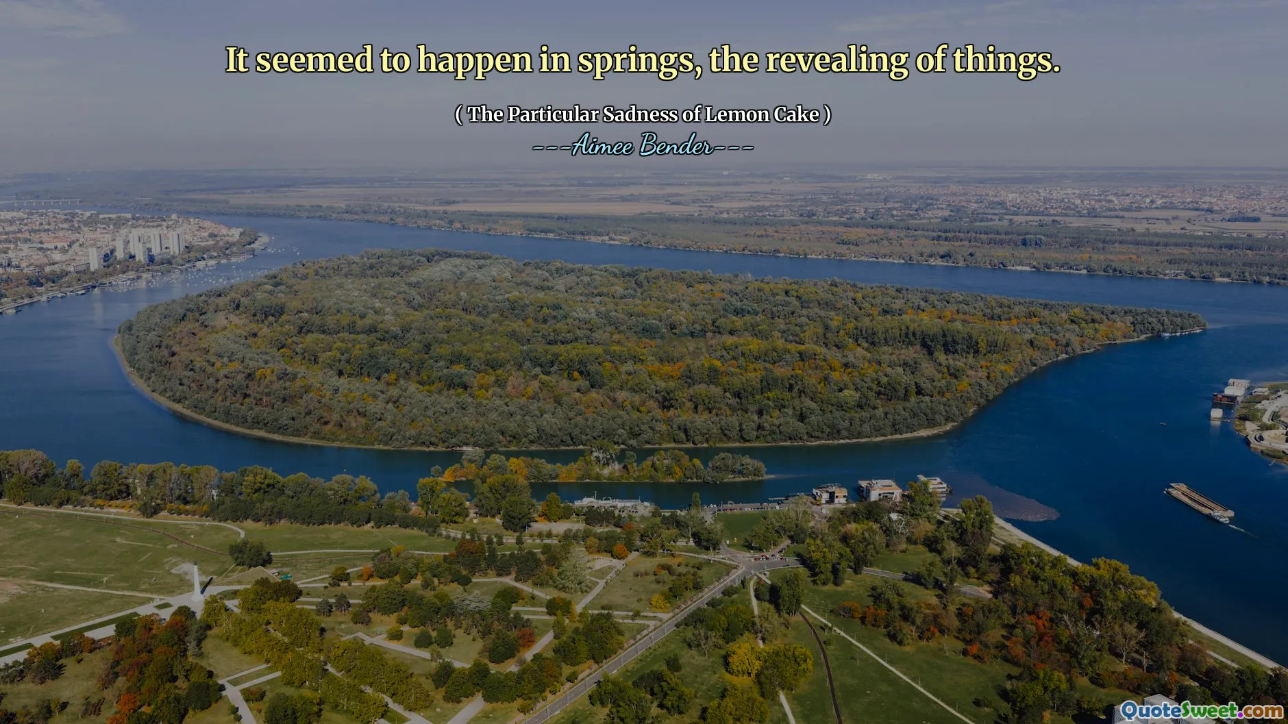 Det så ut til å skje i kilder, avsløringen av ting.