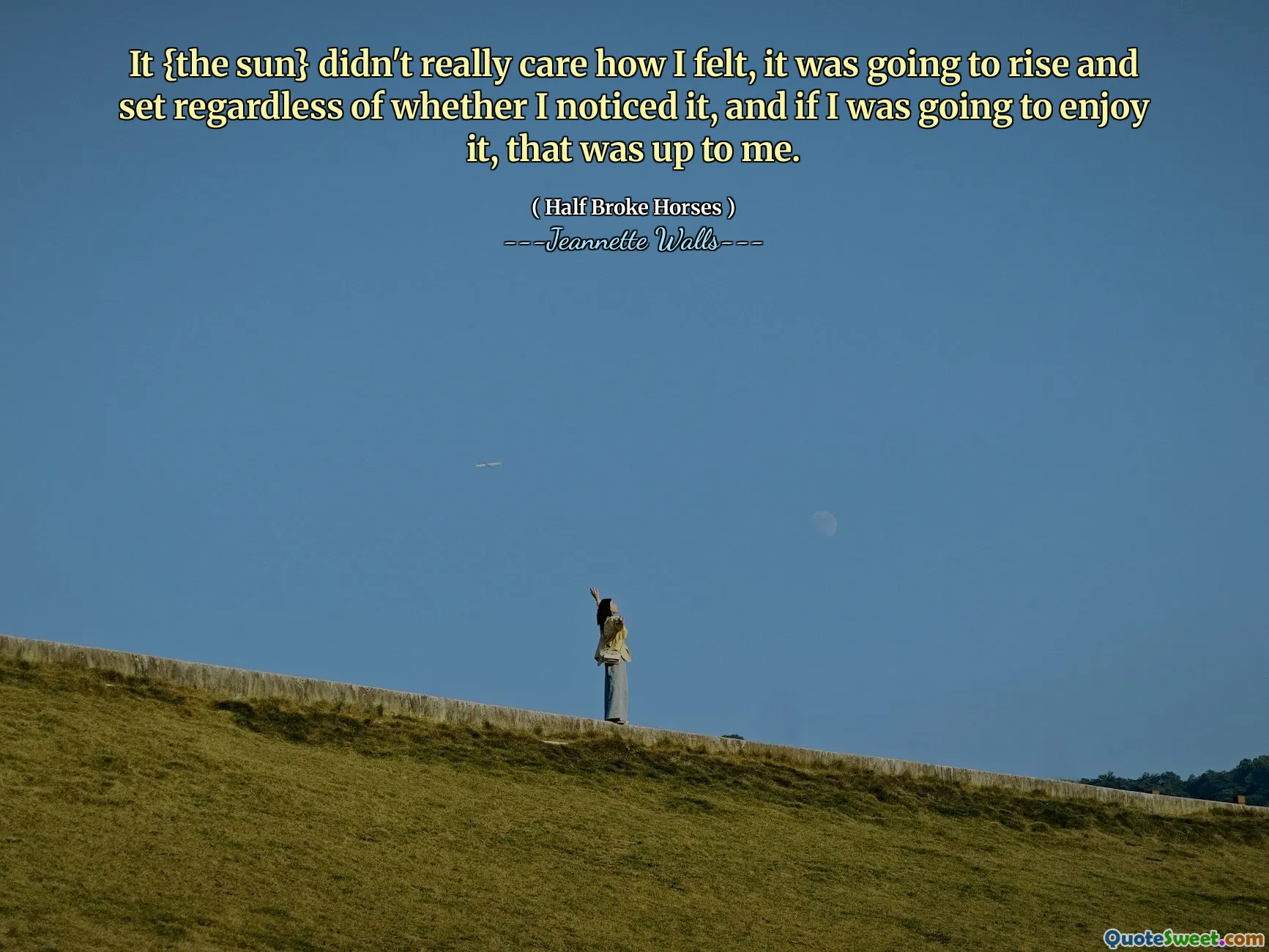 それは{太陽}が私がどのように感じたかを本当に気にしませんでした、それが私がそれに気づいたかどうかに関係なく、それは立ち上がって設定するでしょう、そして私がそれを楽しむつもりなら、それは私次第でした。