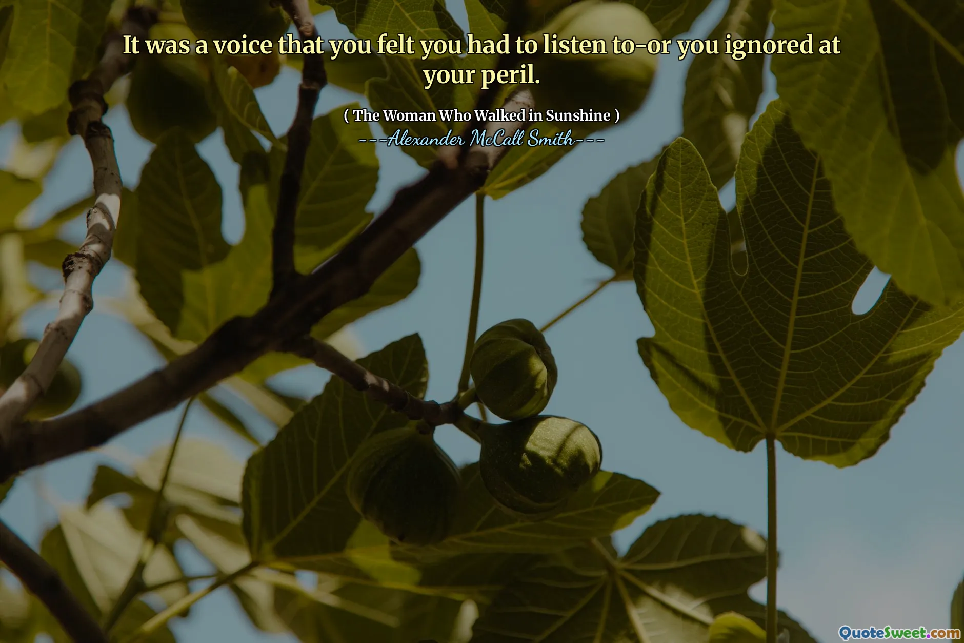 यह एक ऐसी आवाज थी जिसे आपने महसूस किया था कि आपको सुनना है-या आपने अपने संकट को नजरअंदाज कर दिया।