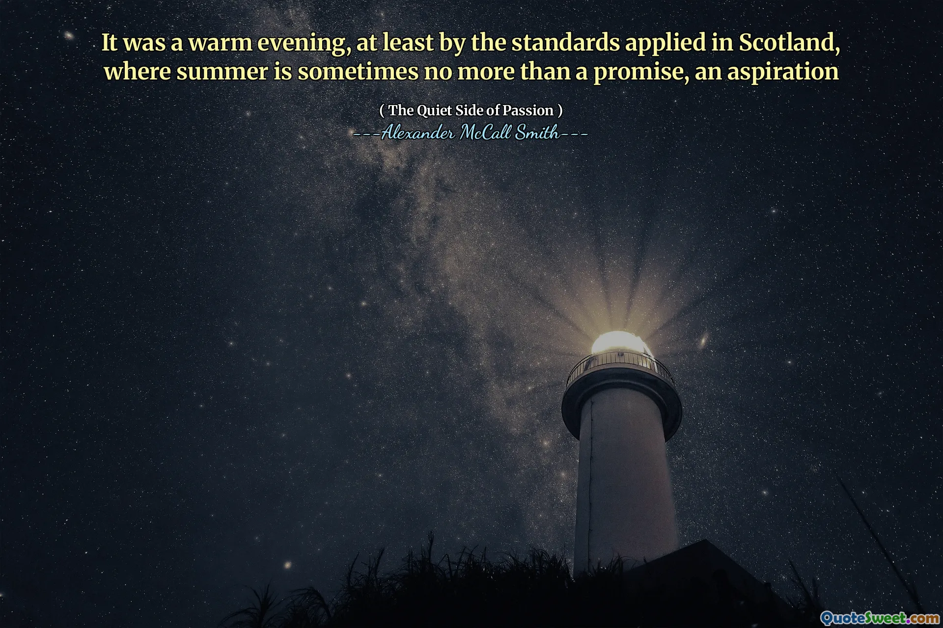 Es war ein warmer Abend, zumindest nach den in Schottland angewendeten Maßstäben, wo der Sommer manchmal nicht mehr als ein Versprechen ist, ein Streben