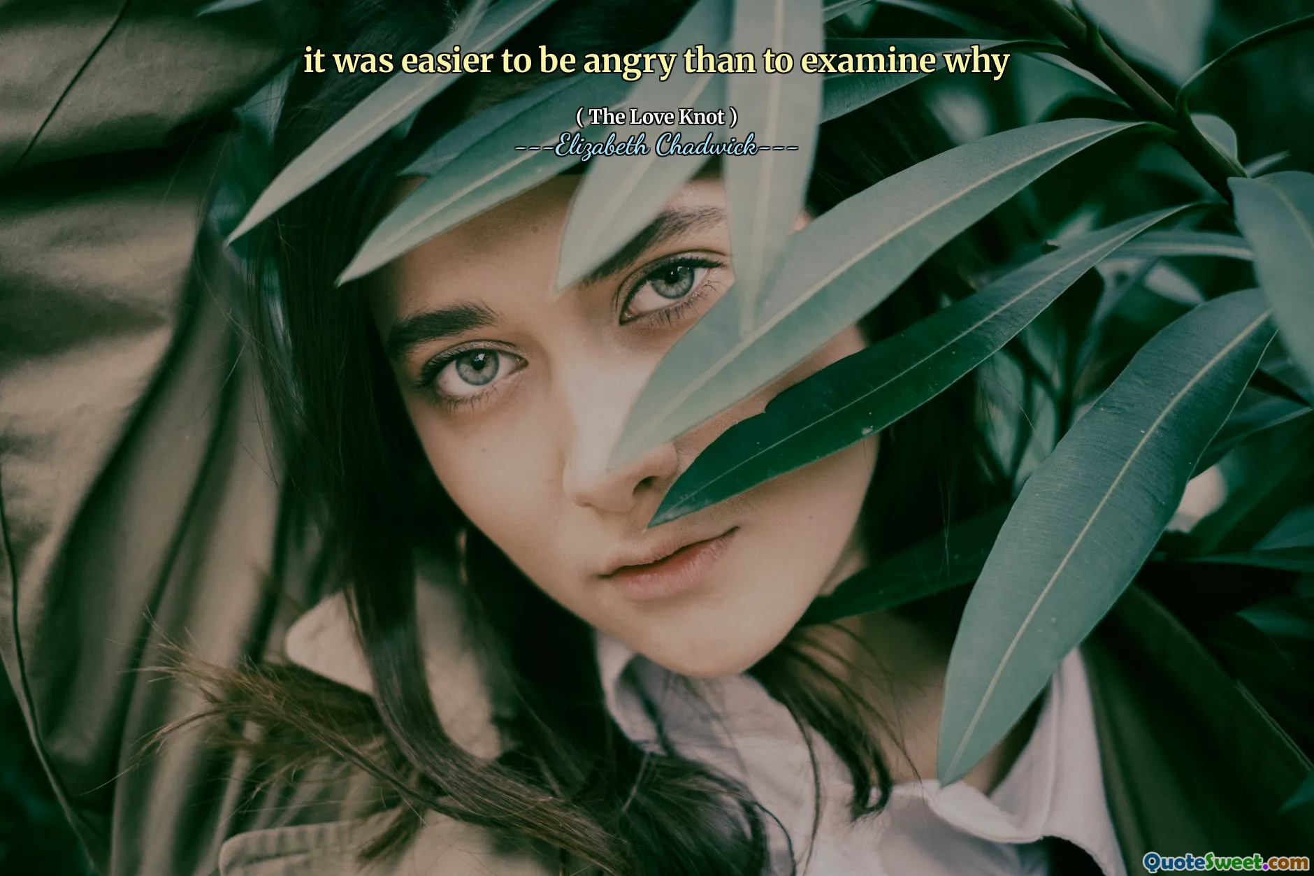 it was easier to be angry than to examine why