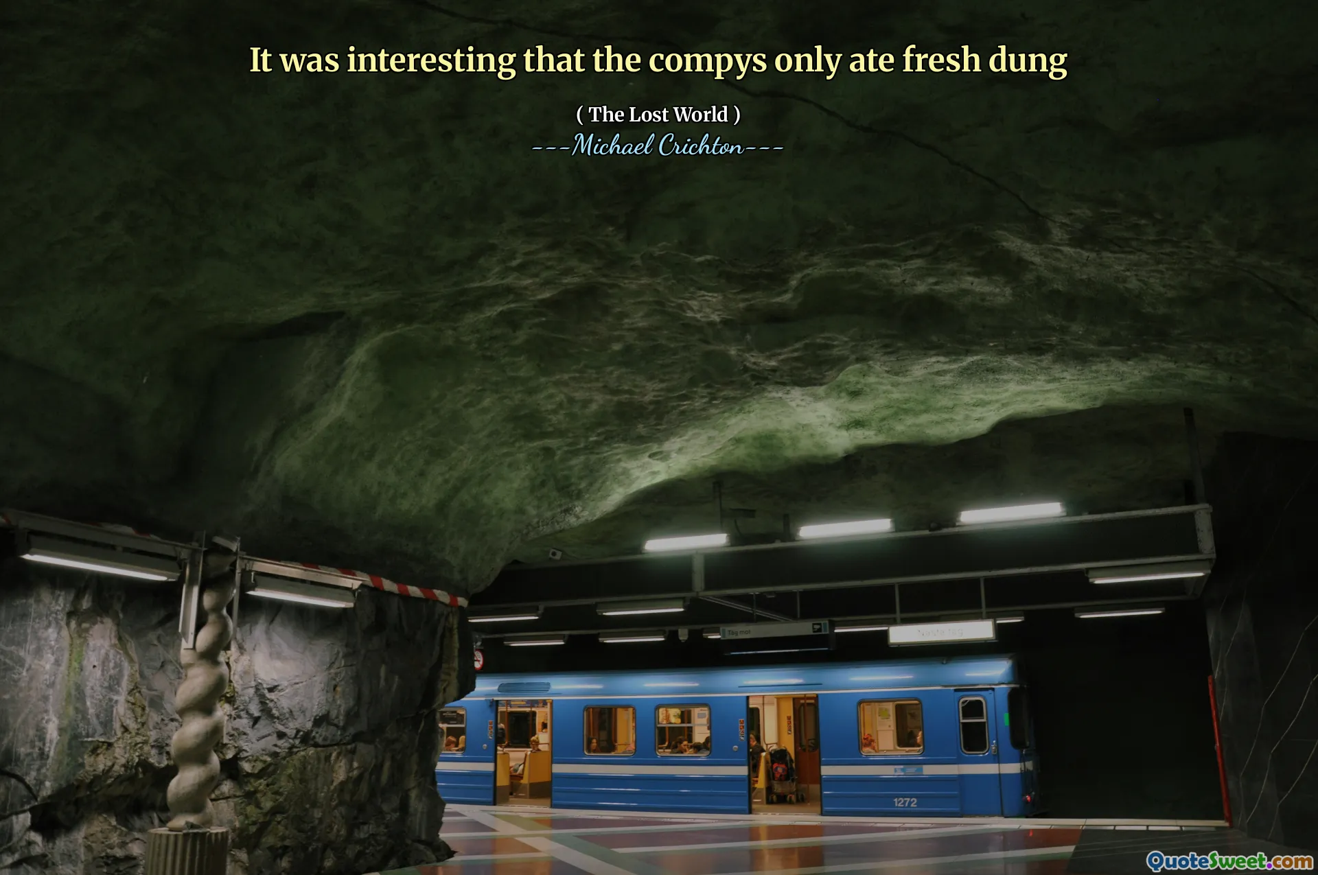 It was interesting that the compys only ate fresh dung