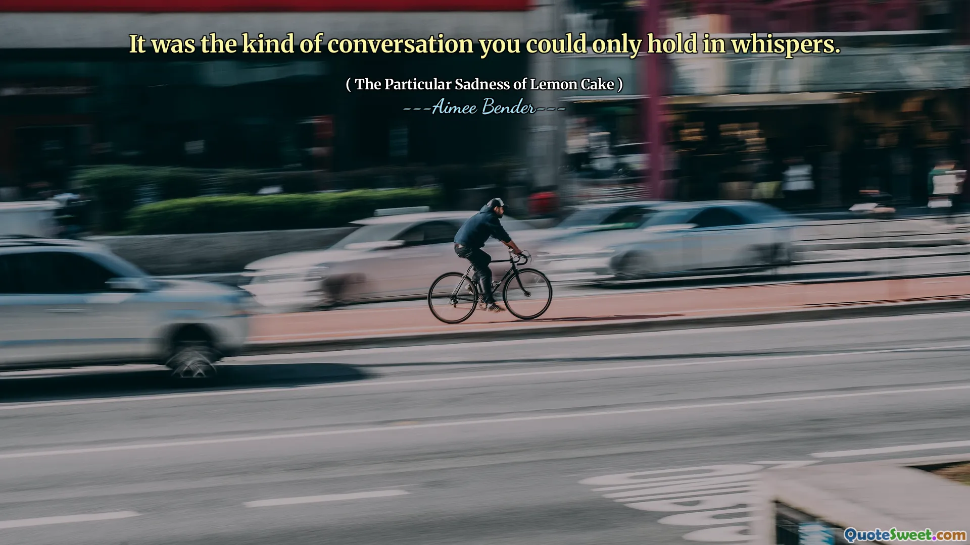 It was the kind of conversation you could only hold in whispers.