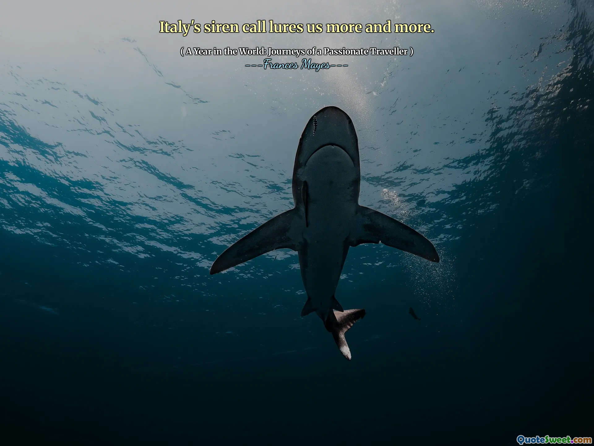 Italy's siren call lures us more and more.