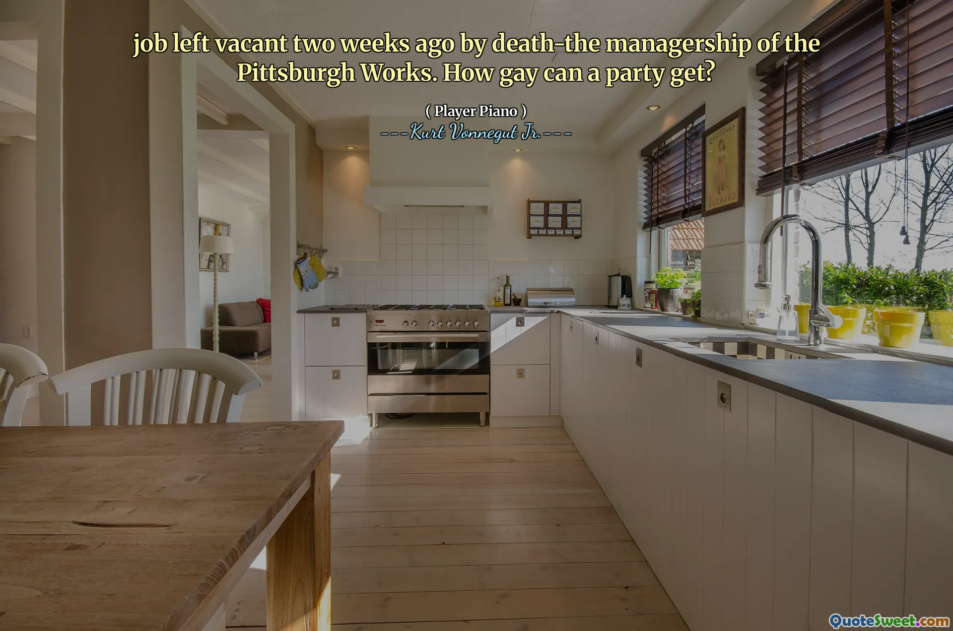Job som lämnats ledigt för två veckor sedan av döden av Pittsburgh-arbeten. Hur gay kan en fest bli?