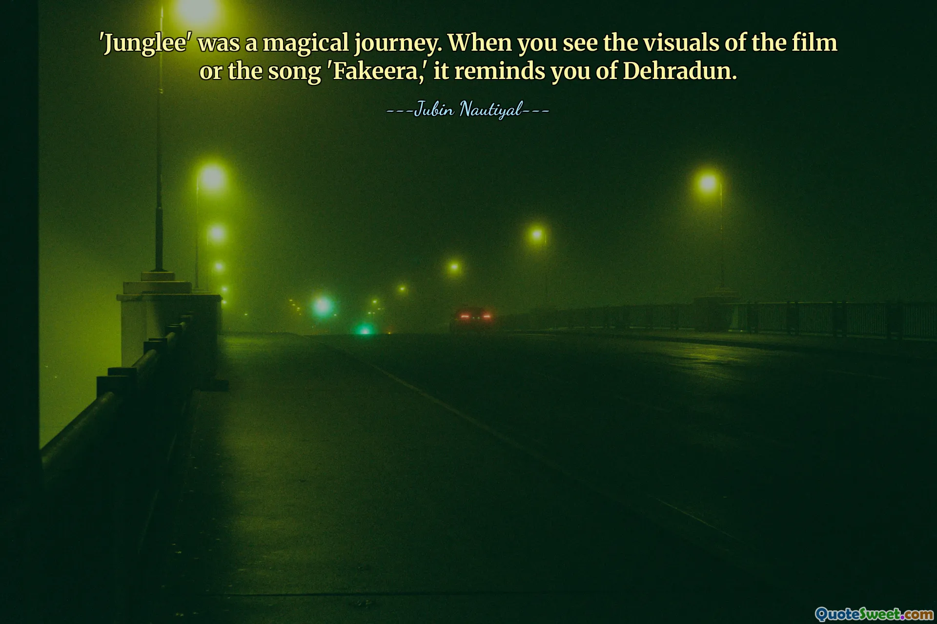 『Junglee』は魔法の旅だった。映画のビジュアルや「Fakeera」という曲を見ると、デラドゥンを思い出します。