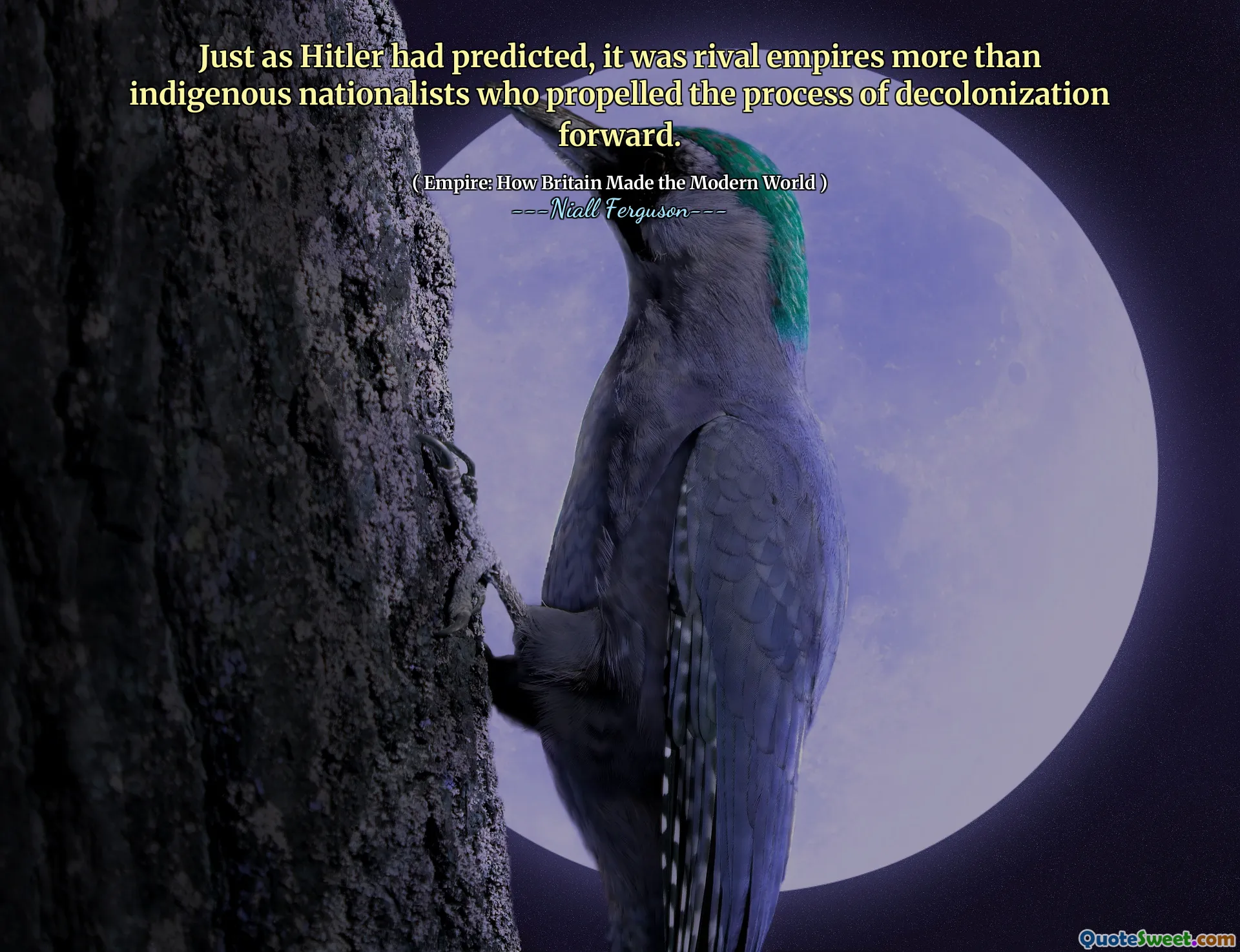 Just as Hitler had predicted, it was rival empires more than indigenous nationalists who propelled the process of decolonization forward.