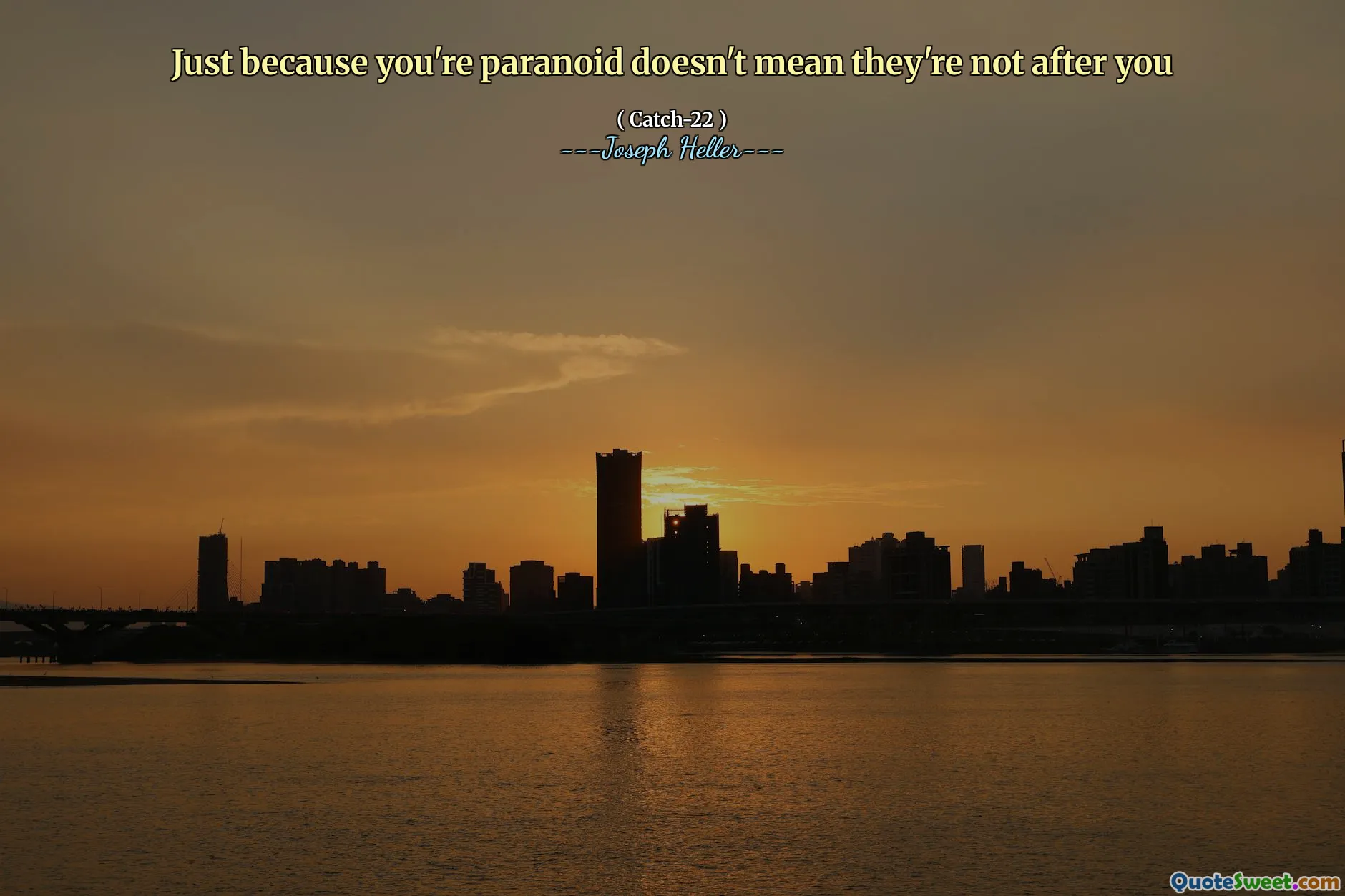 То, что ты параноидален, не означает, что они не после тебя