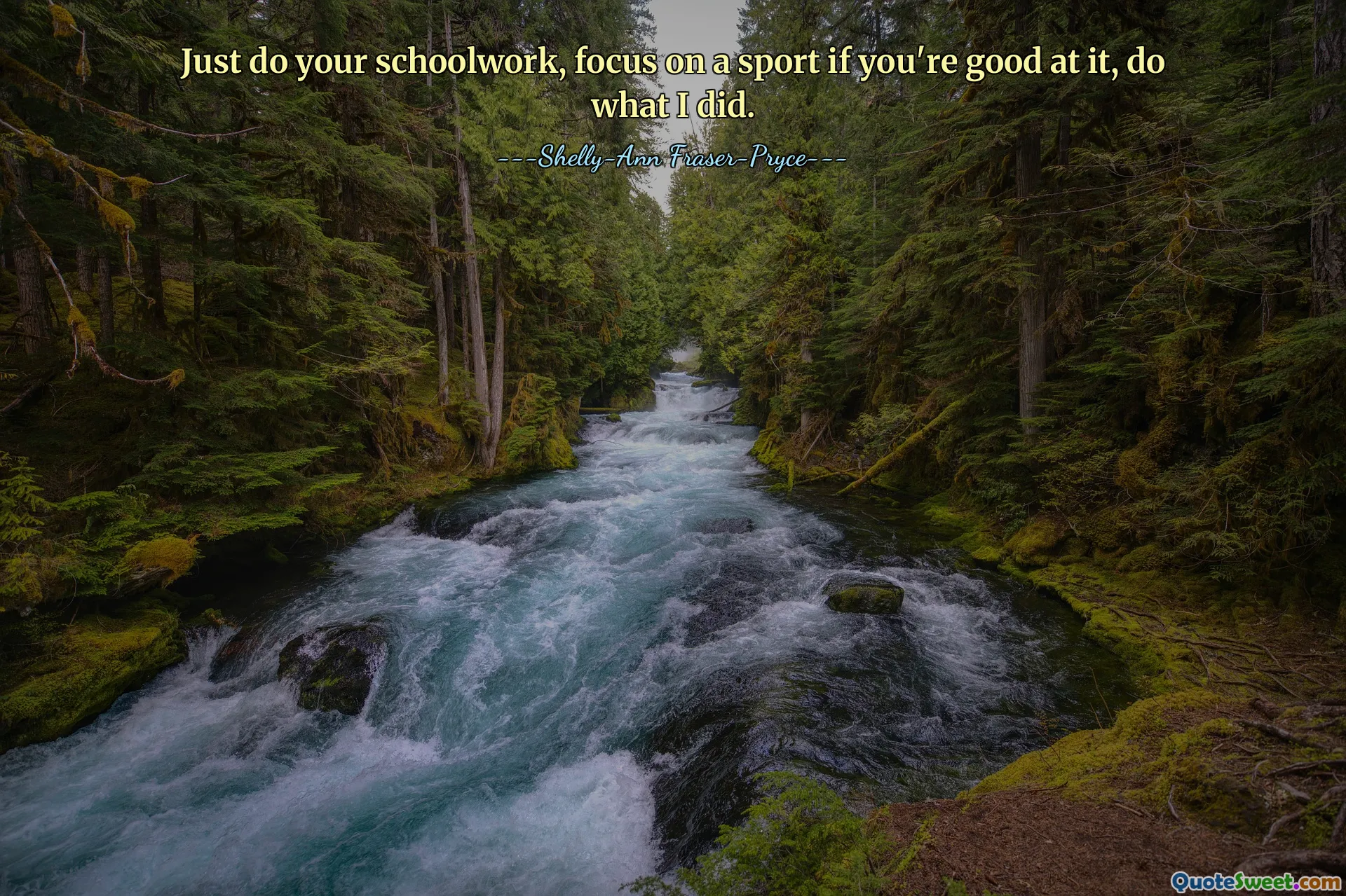 Just do your schoolwork, focus on a sport if you're good at it, do what I did.