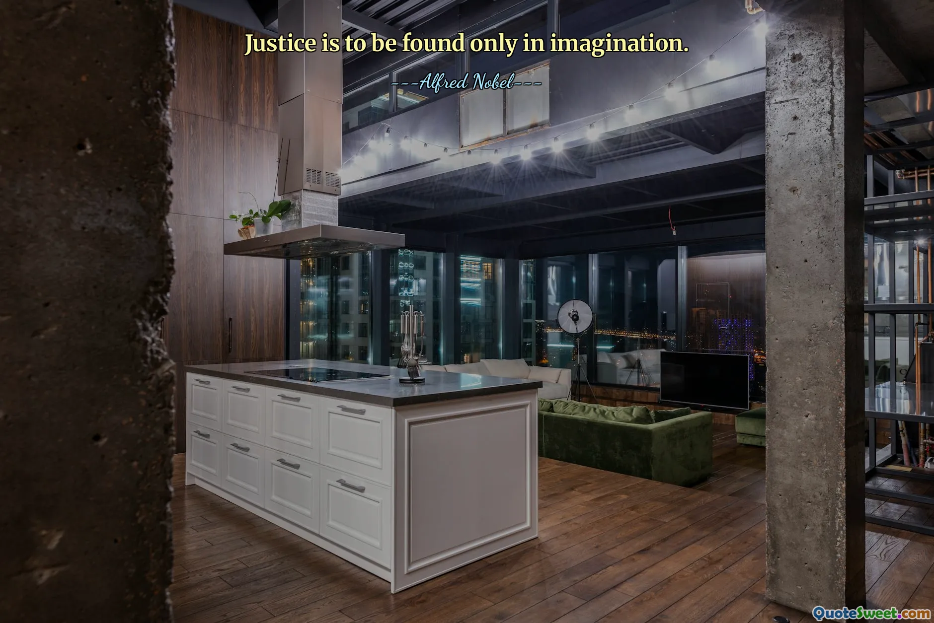 Справедливость можно найти только в воображении.