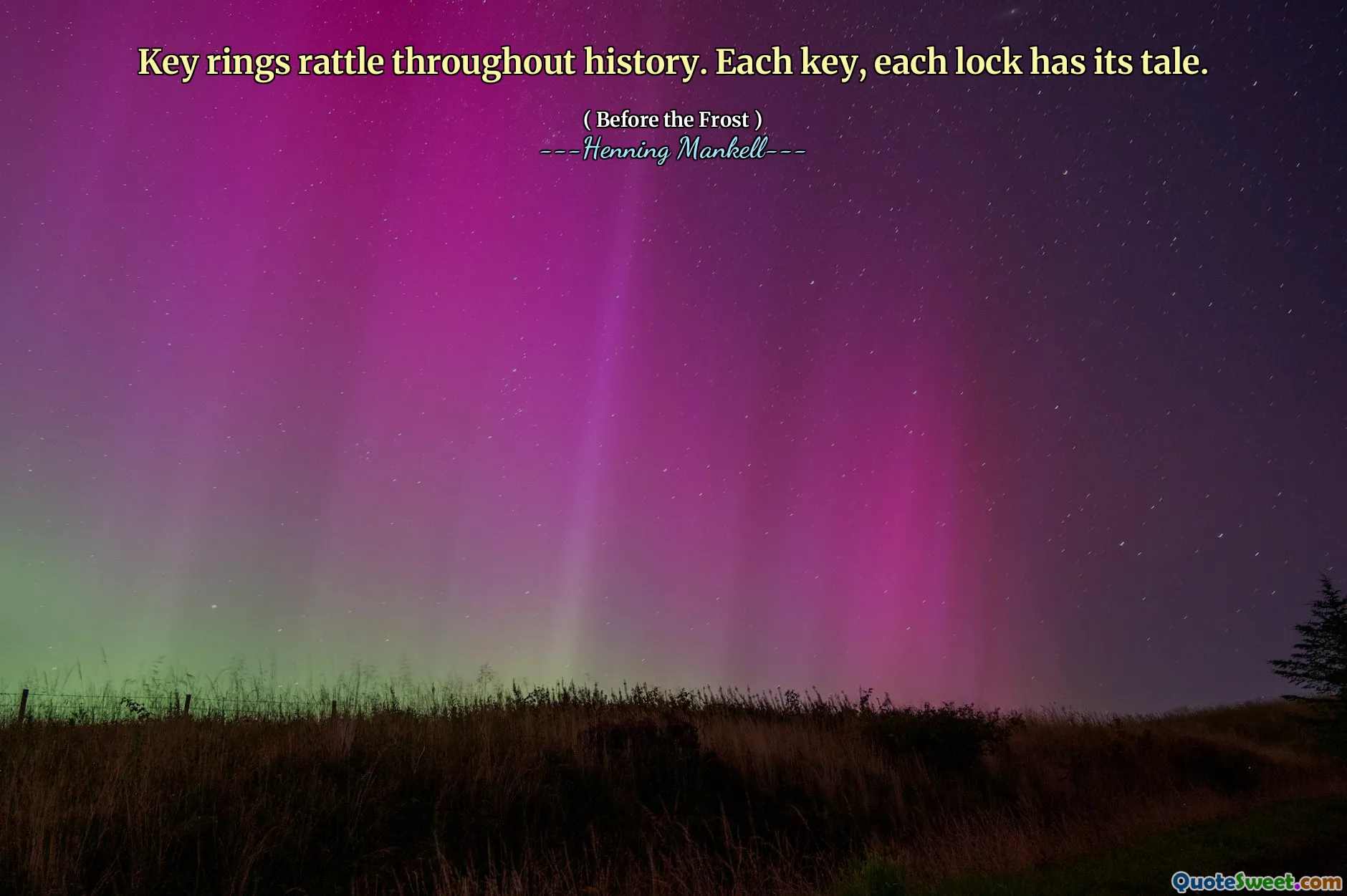 Key rings rattle throughout history. Each key, each lock has its tale.