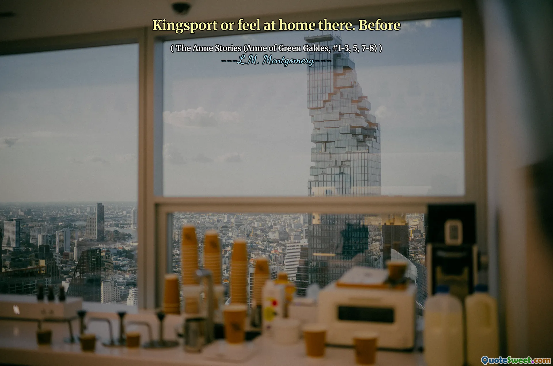 Kingsport or feel at home there. Before