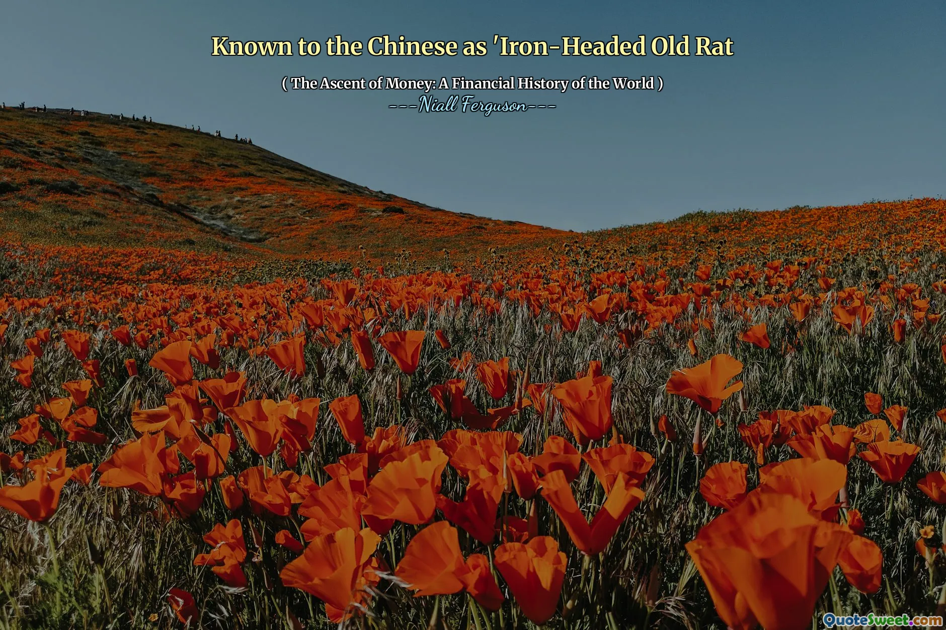 Known to the Chinese as 'Iron-Headed Old Rat