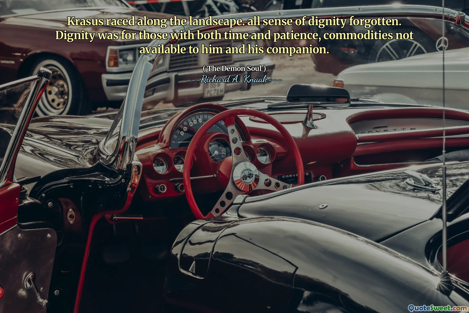 Krasus raced along the landscape. all sense of dignity forgotten. Dignity was for those with both time and patience, commodities not available to him and his companion.