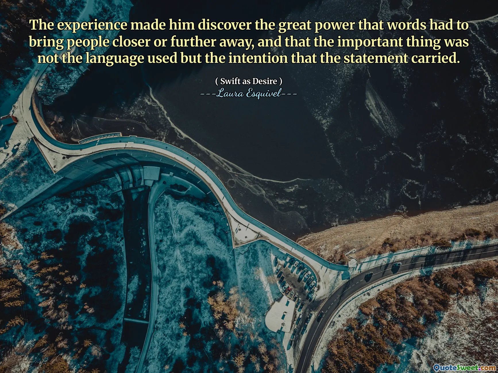 The experience made him discover the great power that words had to bring people closer or further away, and that the important thing was not the language used but the intention that the statement carried.
