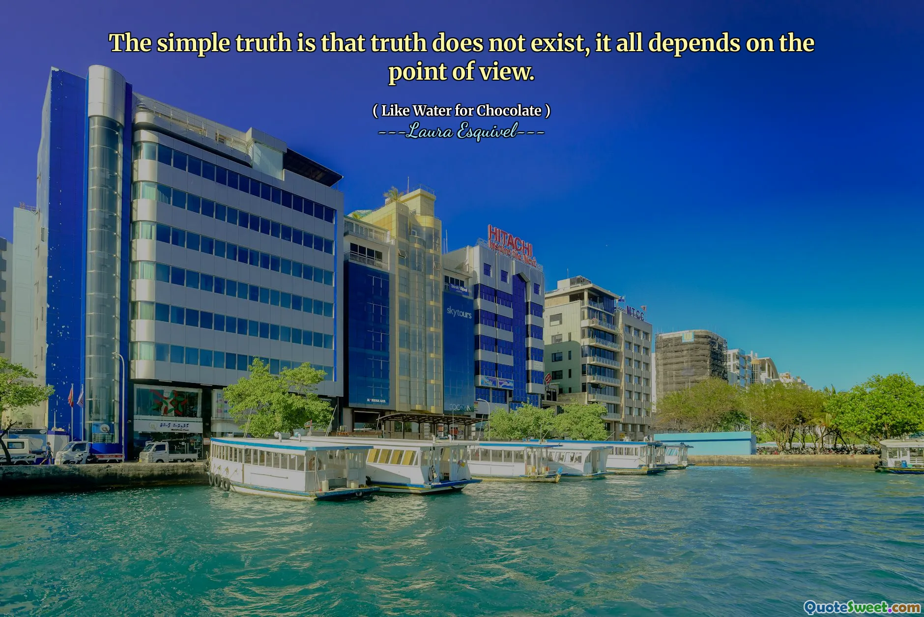 简单的事实是，事实不存在，这完全取决于观点。